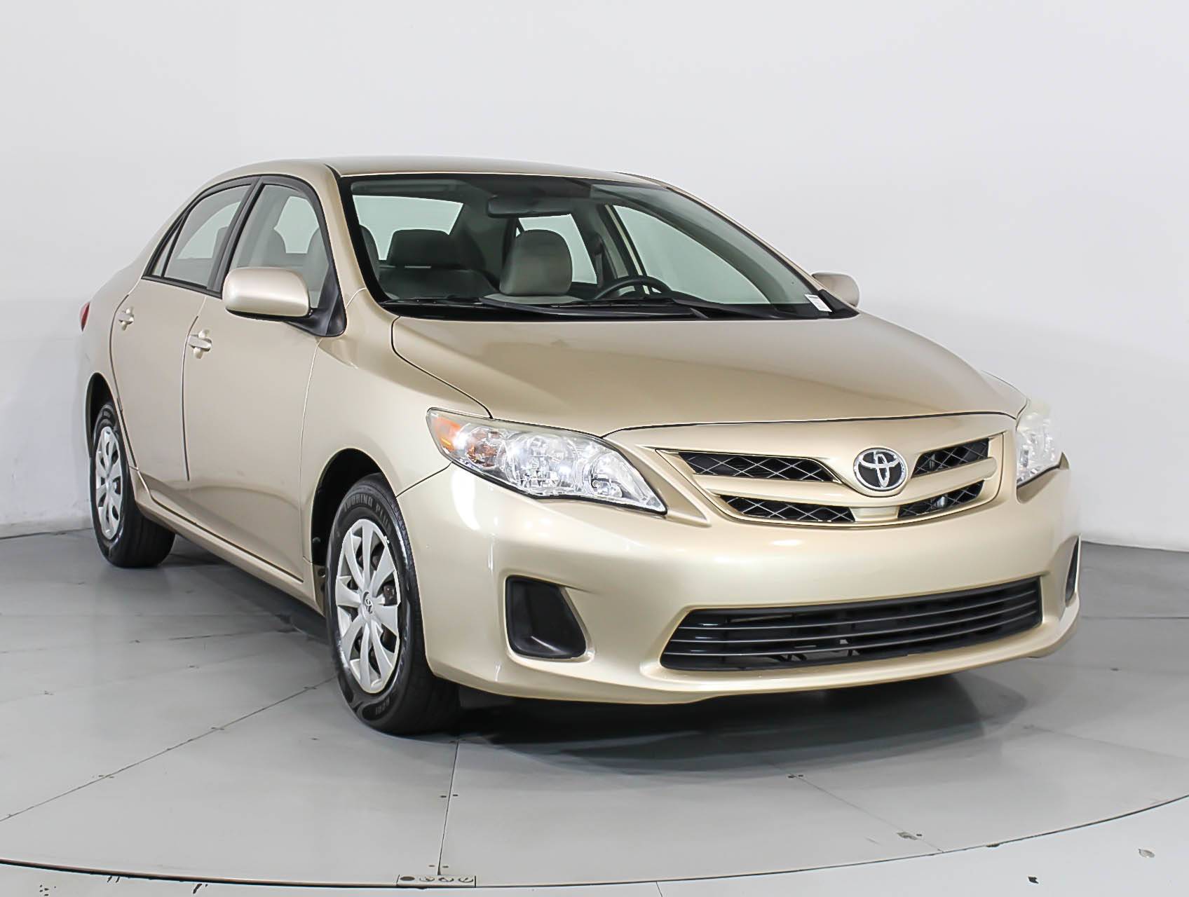 Florida Fine Cars - Used TOYOTA COROLLA 2011 HOLLYWOOD Le