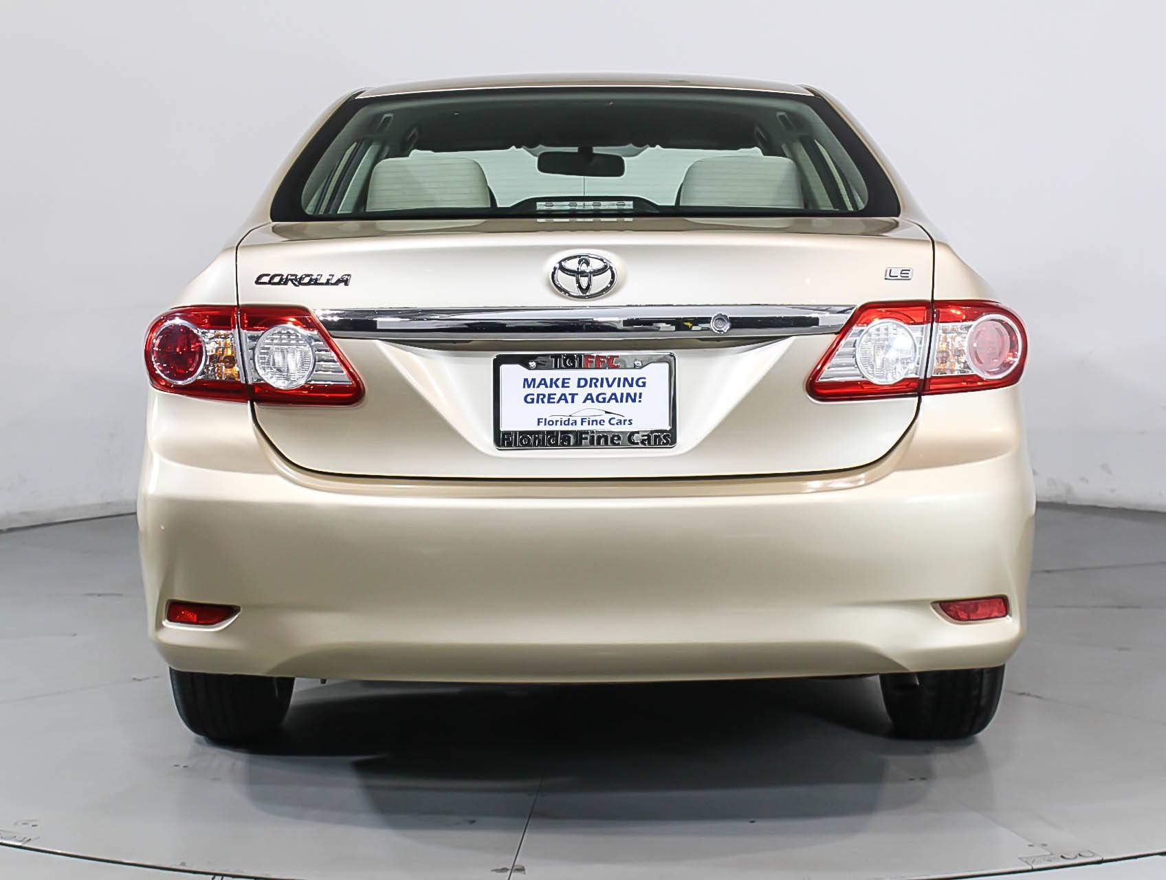 Florida Fine Cars - Used TOYOTA COROLLA 2011 HOLLYWOOD Le