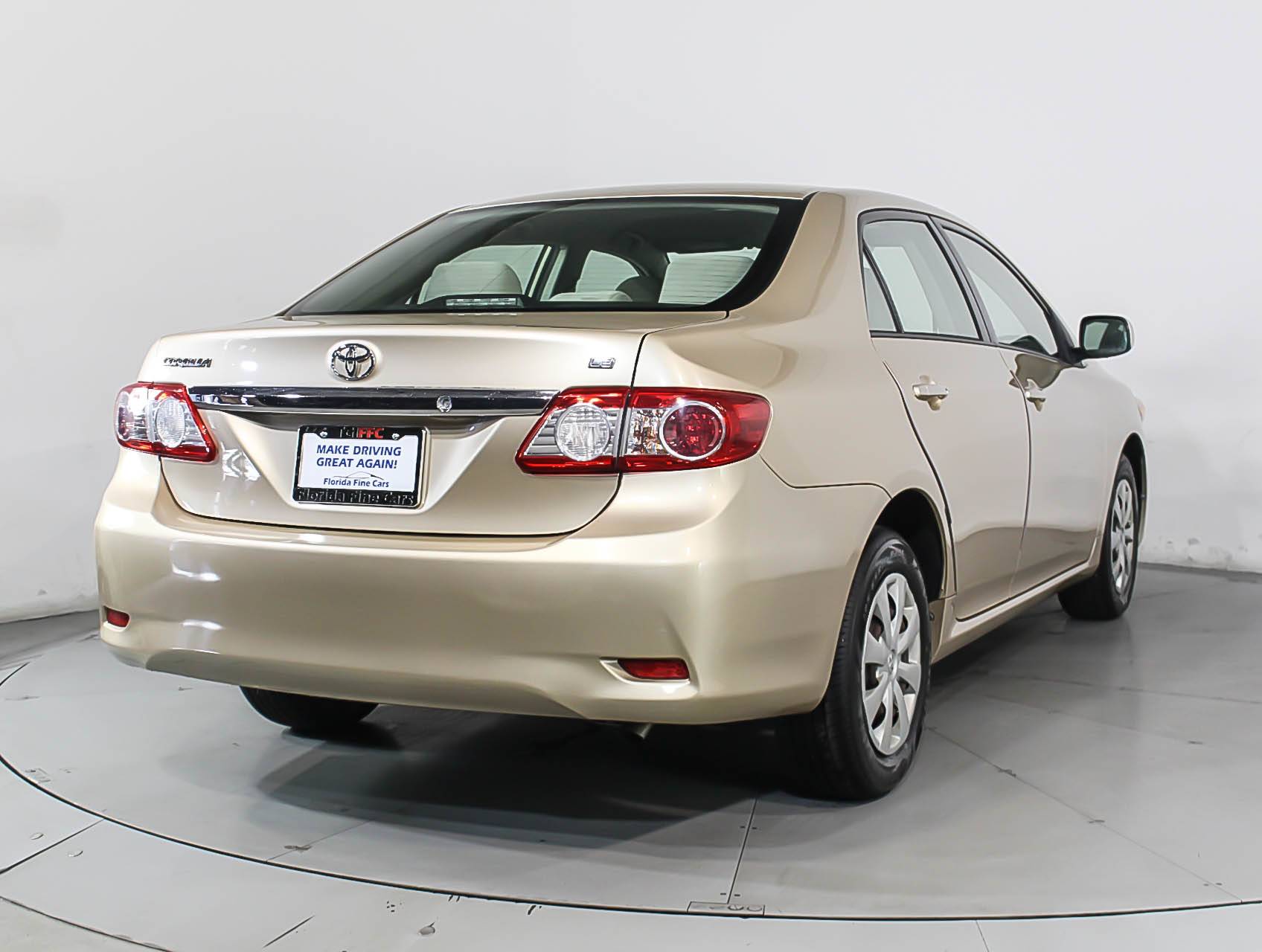 Florida Fine Cars - Used TOYOTA COROLLA 2011 HOLLYWOOD Le