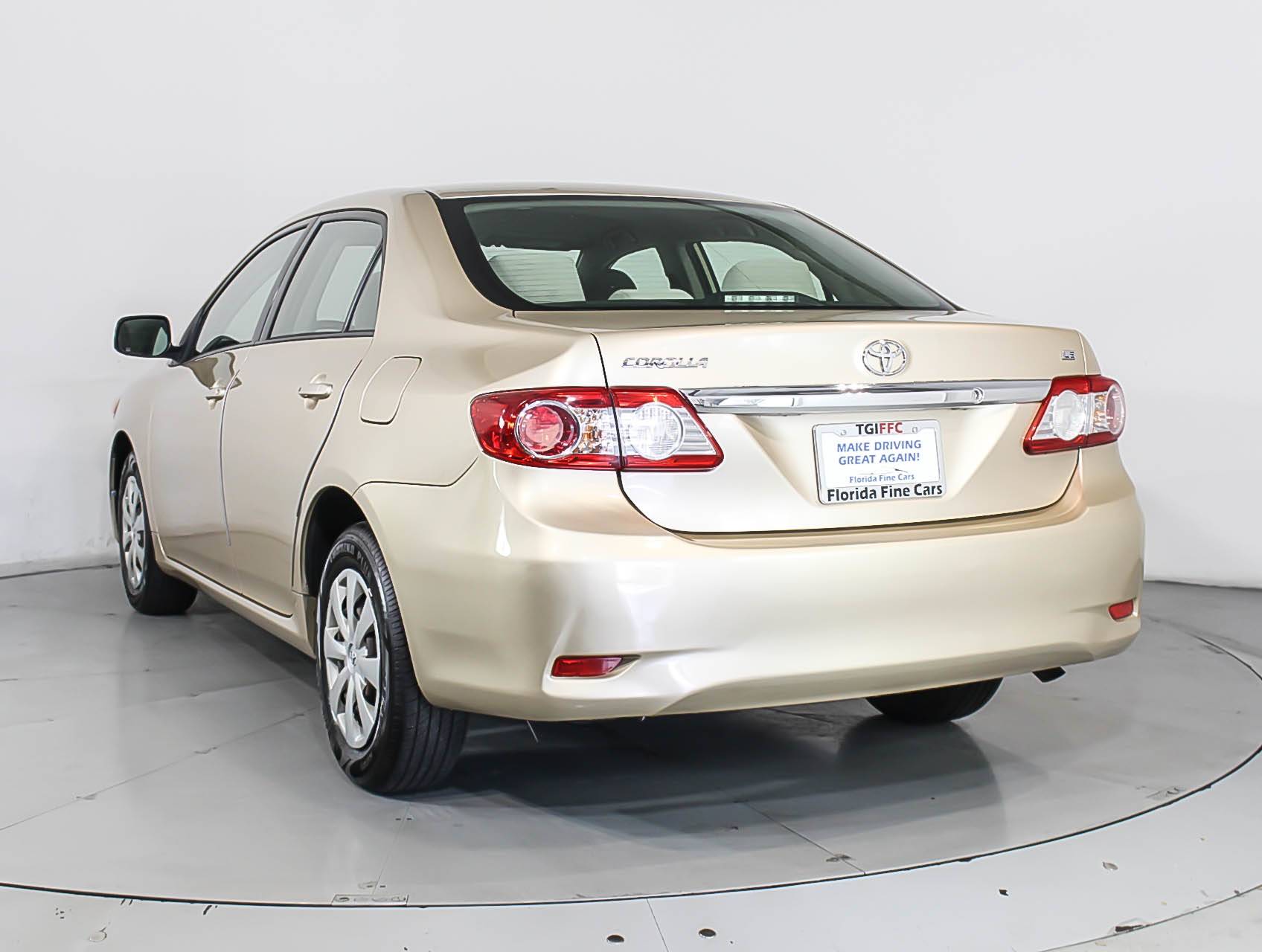 Florida Fine Cars - Used TOYOTA COROLLA 2011 HOLLYWOOD Le