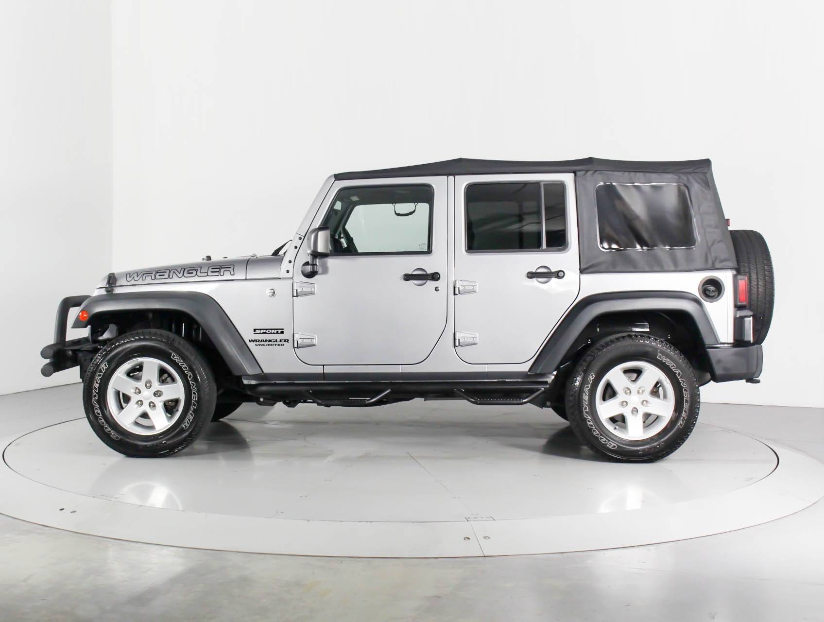 Florida Fine Cars - Used JEEP WRANGLER UNLIMITED 2015 WEST PALM SPORT