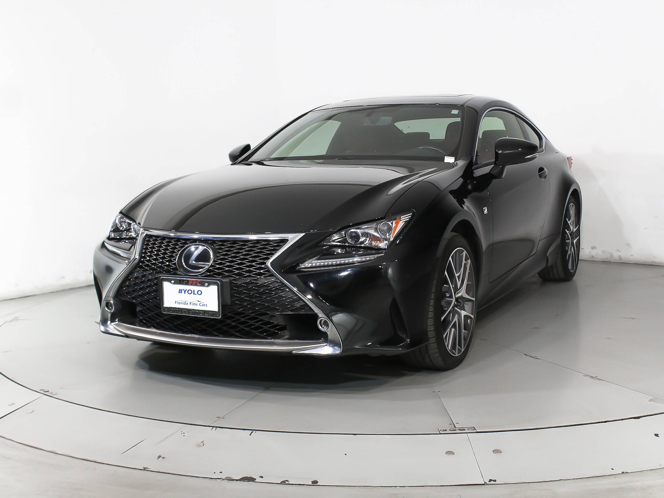 Used 2016 Lexus Rc 300 F Sport Awd Coupe For Sale In Miami