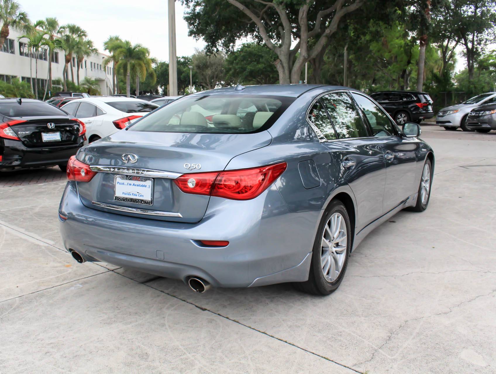 Florida Fine Cars - Used INFINITI Q50 2015 WEST PALM Premium
