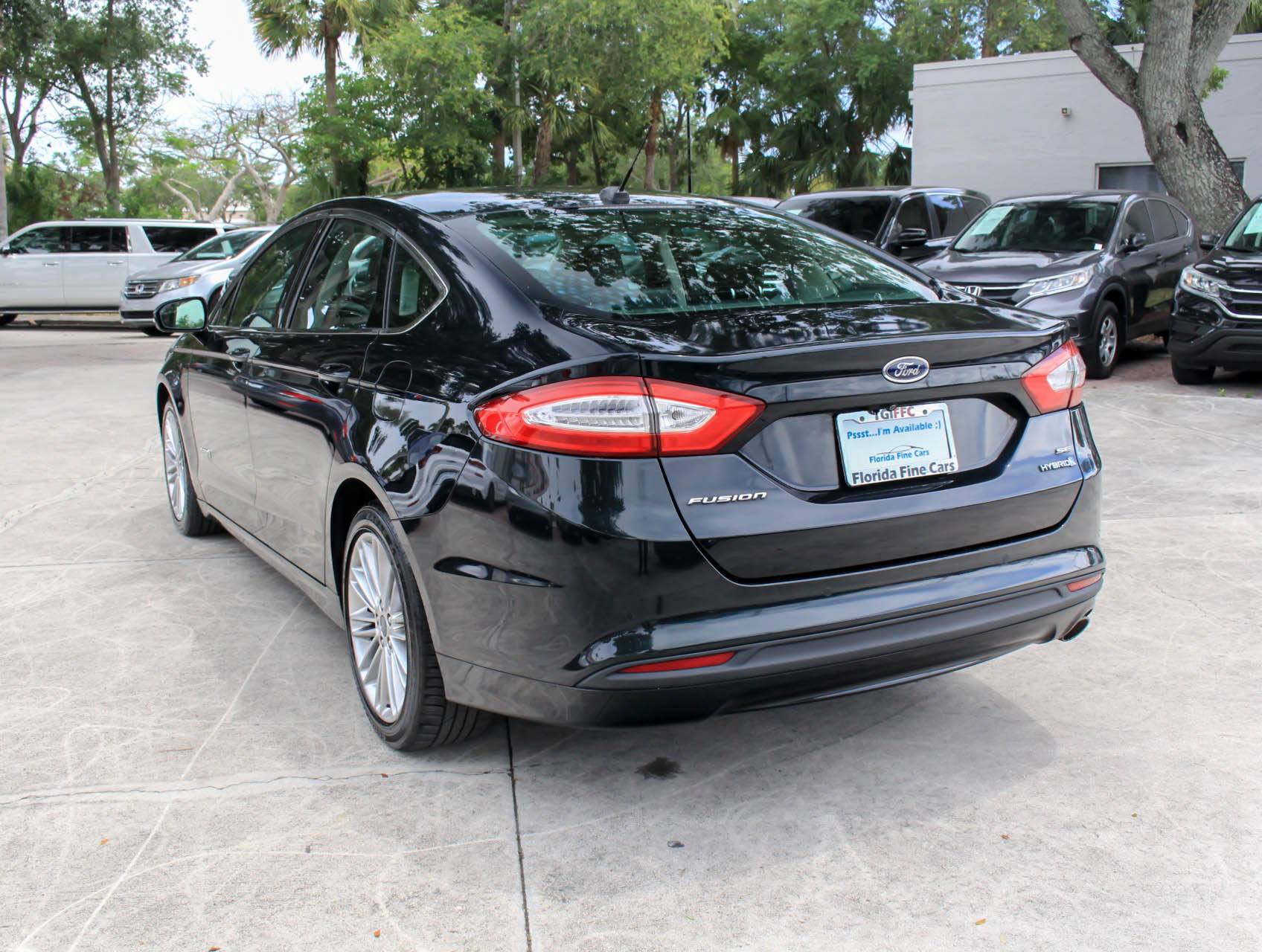 Florida Fine Cars - Used FORD FUSION 2014 WEST PALM SE HYBRID