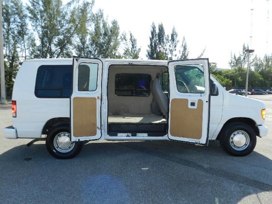 Florida Fine Cars - Used FORD ECONOLINE E150 2001 MIAMI THIRD ROW SEATS