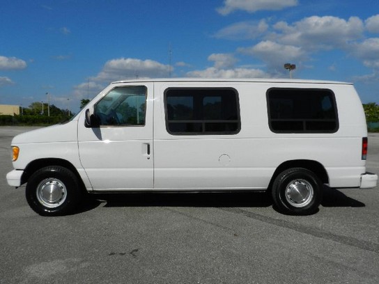 Florida Fine Cars - Used FORD ECONOLINE E150 2001 MIAMI THIRD ROW SEATS