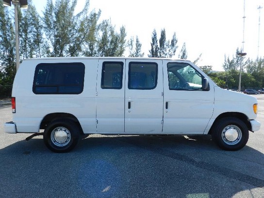 Florida Fine Cars - Used FORD ECONOLINE E150 2001 MIAMI THIRD ROW SEATS