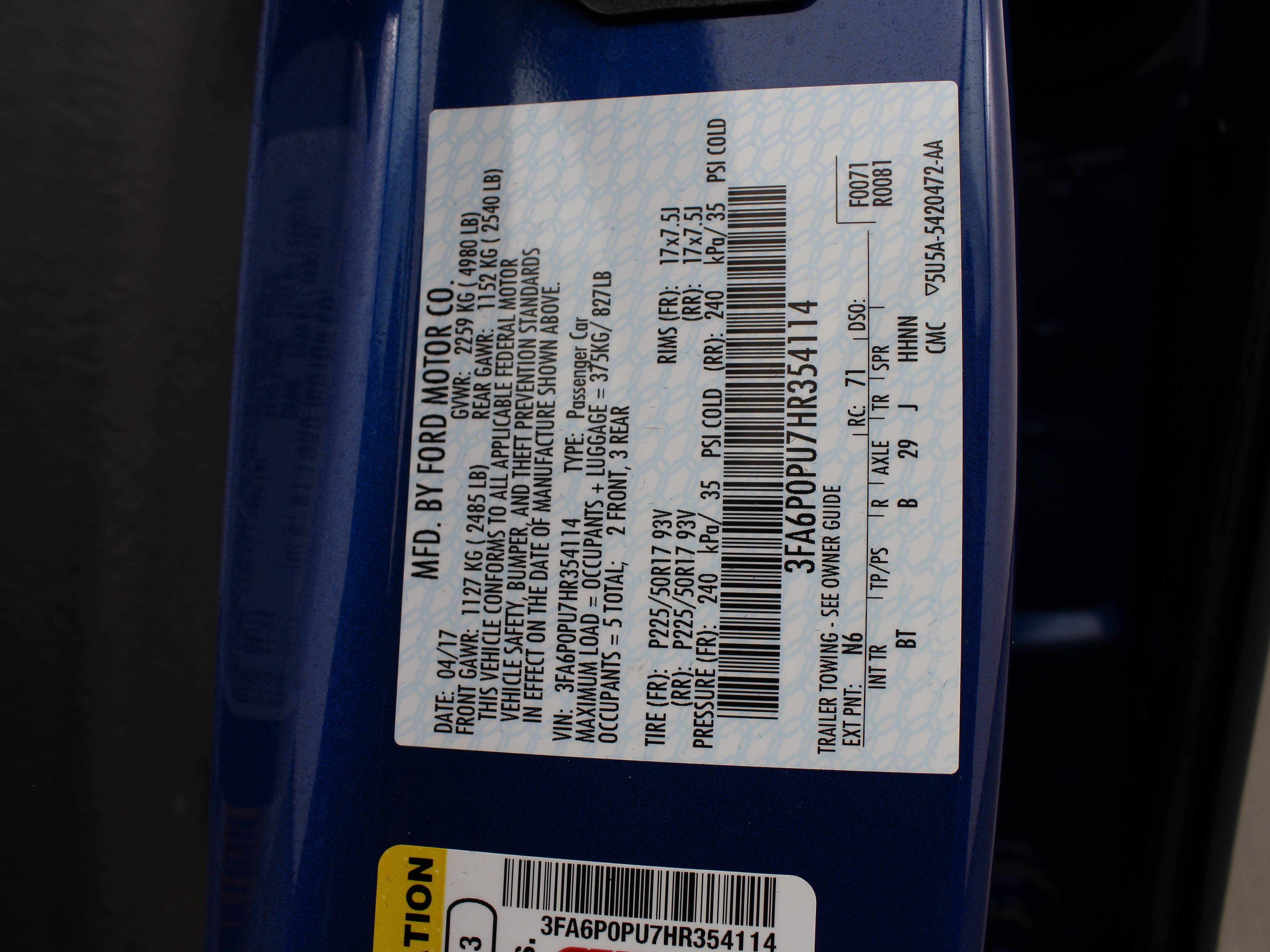 Florida Fine Cars - Used FORD FUSION ENERGI 2017 MARGATE SE