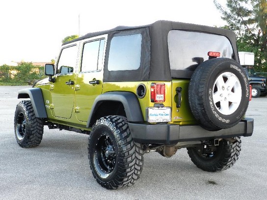 Florida Fine Cars - Used JEEP WRANGLER 2008 MIAMI Unlimited X