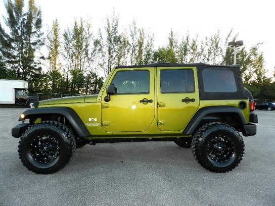 Florida Fine Cars - Used JEEP WRANGLER 2008 MIAMI Unlimited X