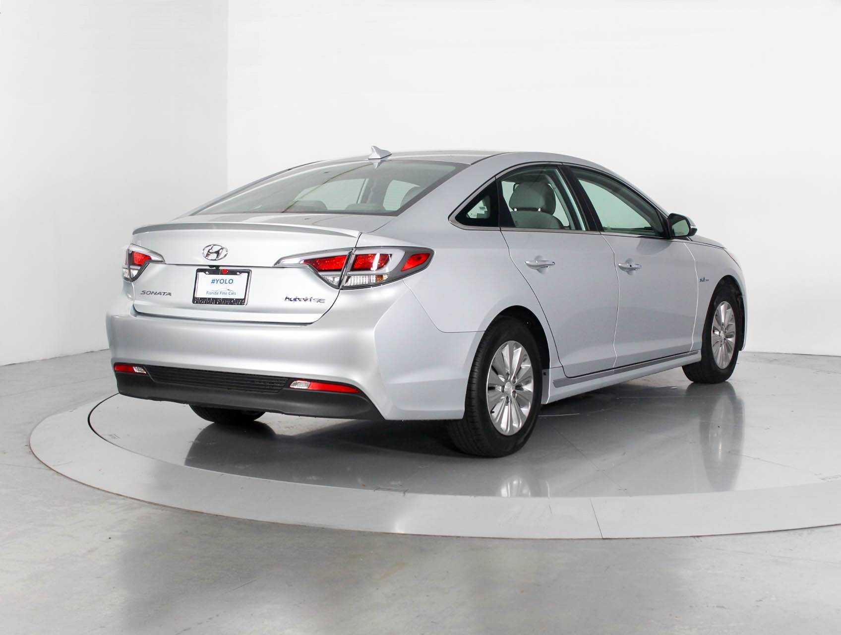 Florida Fine Cars - Used HYUNDAI SONATA HYBRID 2017 WEST PALM SE