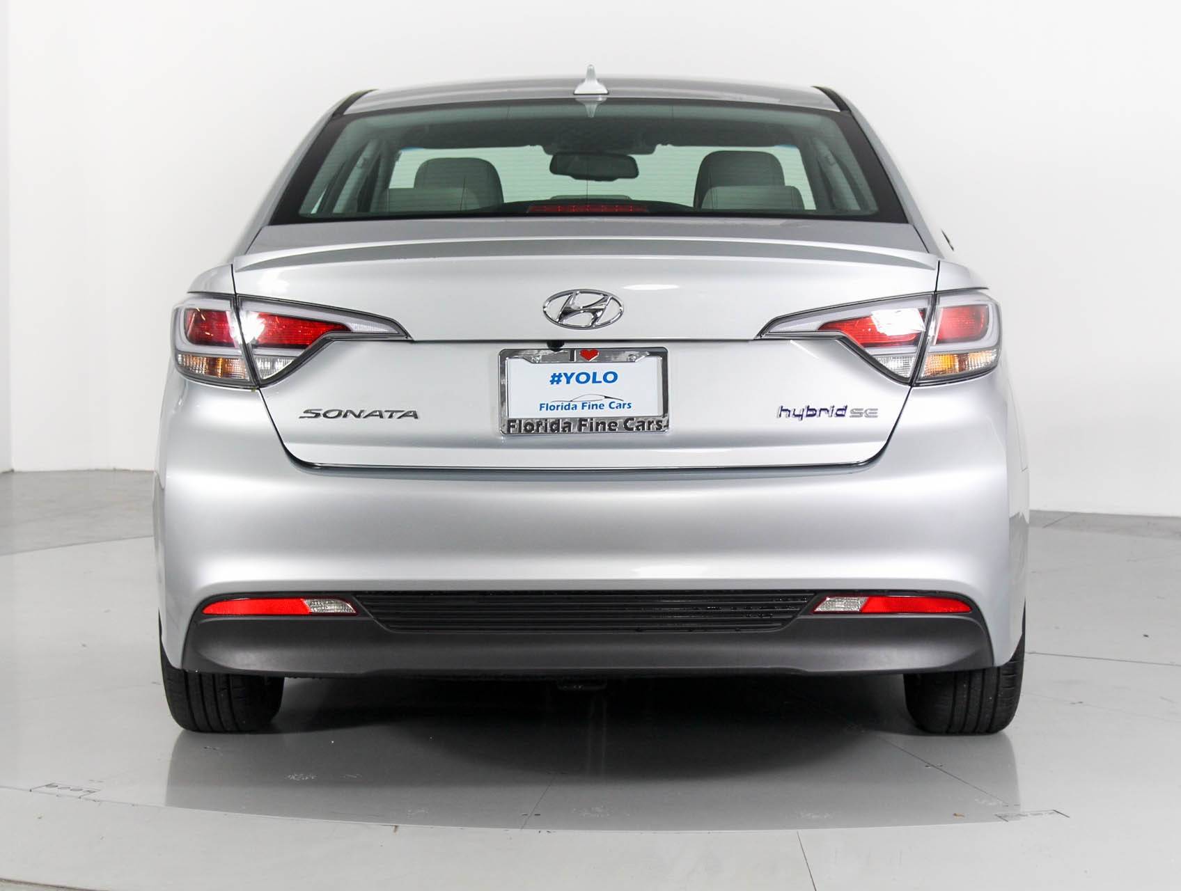 Florida Fine Cars - Used HYUNDAI SONATA HYBRID 2017 WEST PALM SE
