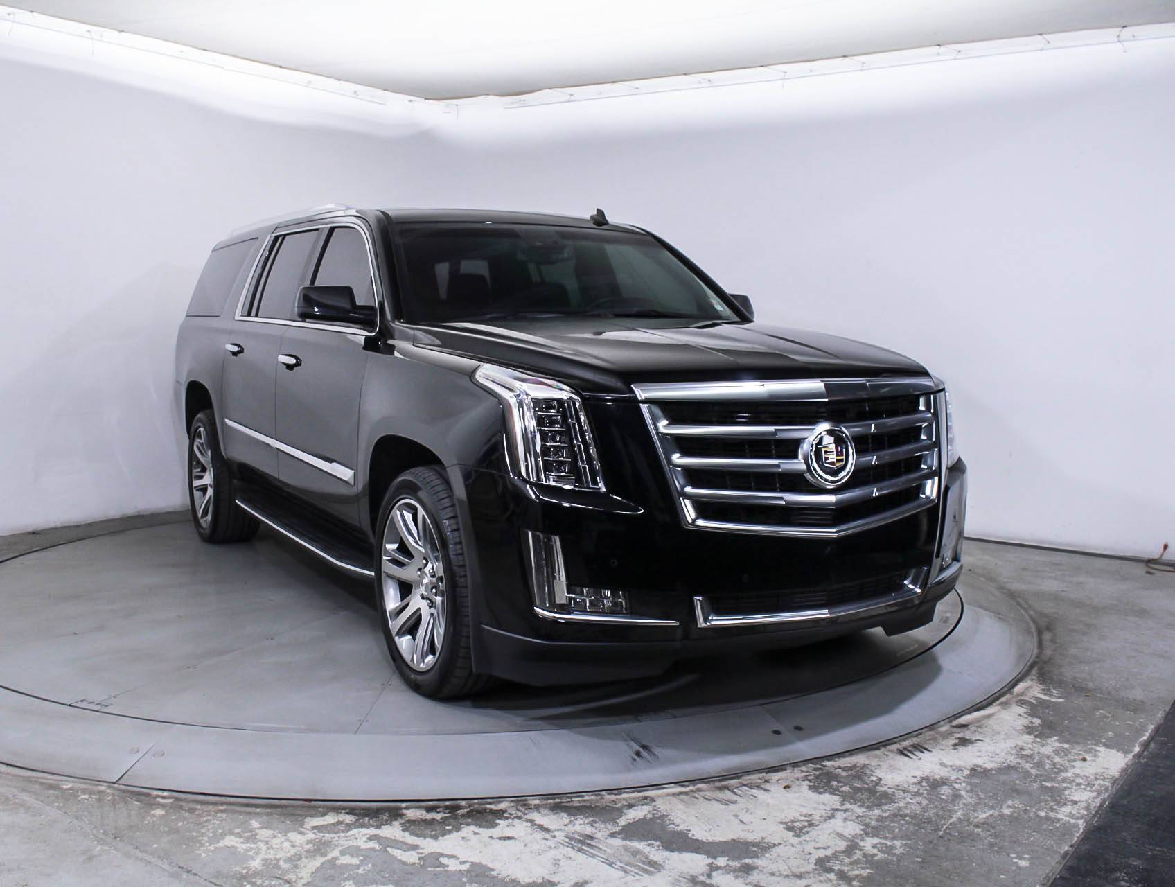 Florida Fine Cars - Used CADILLAC ESCALADE ESV 2015 WEST PALM LUXURY