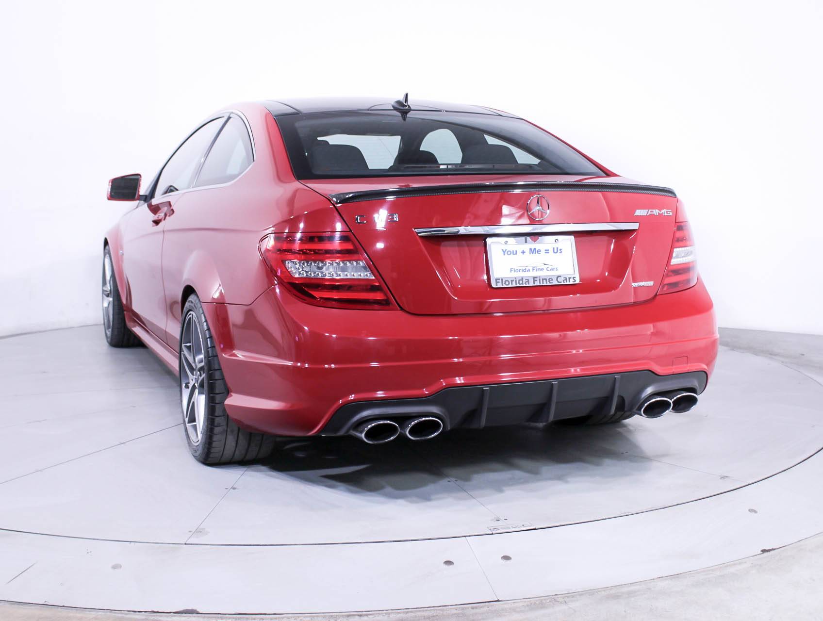 Florida Fine Cars - Used MERCEDES-BENZ C CLASS 2013 MIAMI C63 AMG