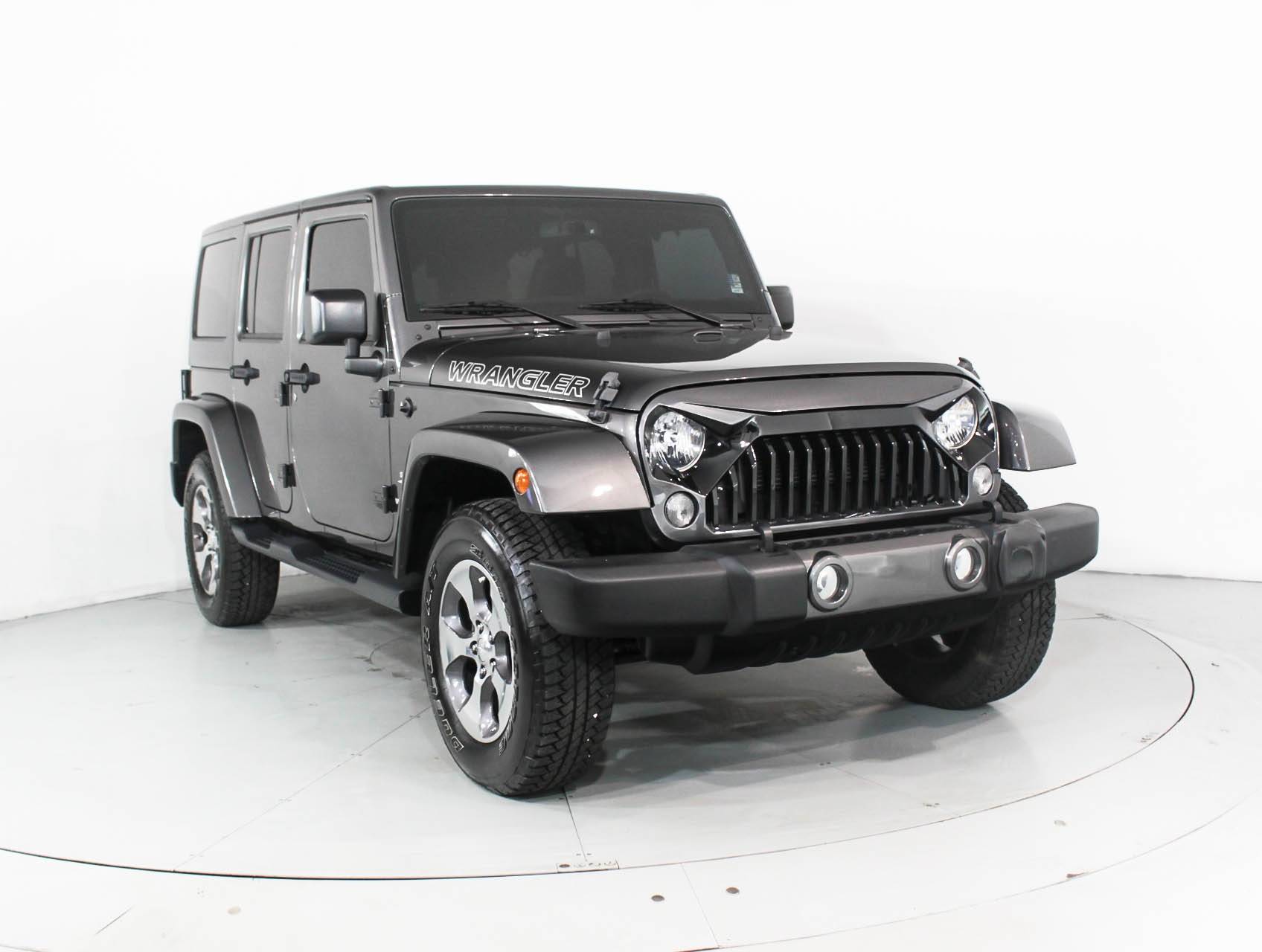Florida Fine Cars - Used JEEP WRANGLER UNLIMITED 2016 MIAMI SAHARA