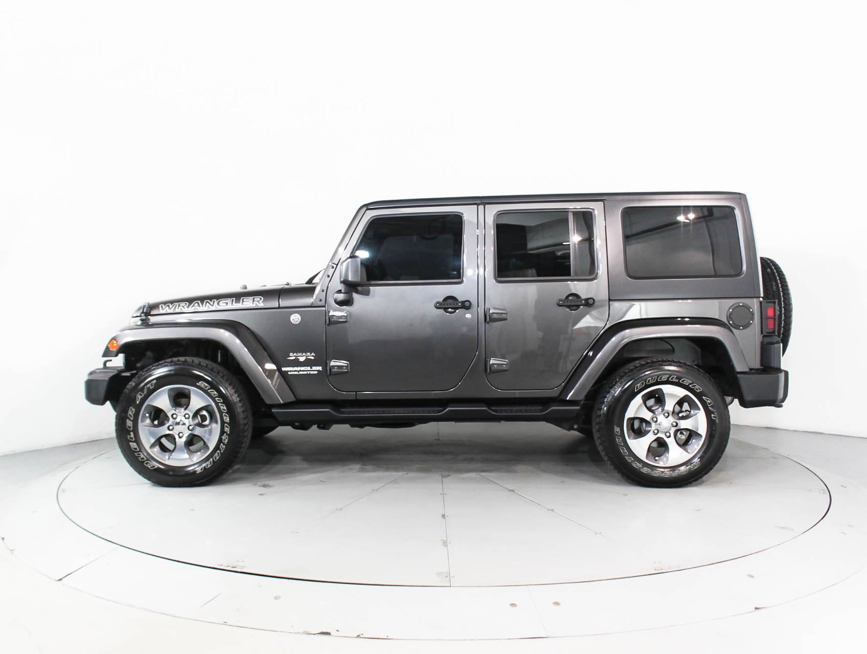 Florida Fine Cars - Used JEEP WRANGLER UNLIMITED 2016 MIAMI SAHARA