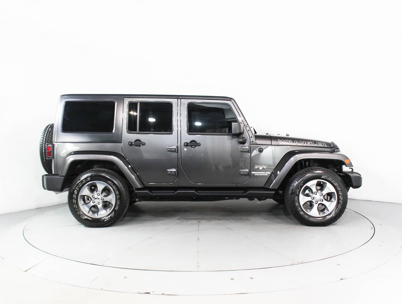 Florida Fine Cars - Used JEEP WRANGLER UNLIMITED 2016 MIAMI SAHARA