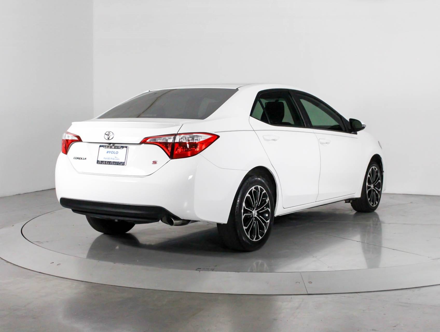 Florida Fine Cars - Used TOYOTA COROLLA 2015 WEST PALM S Plus