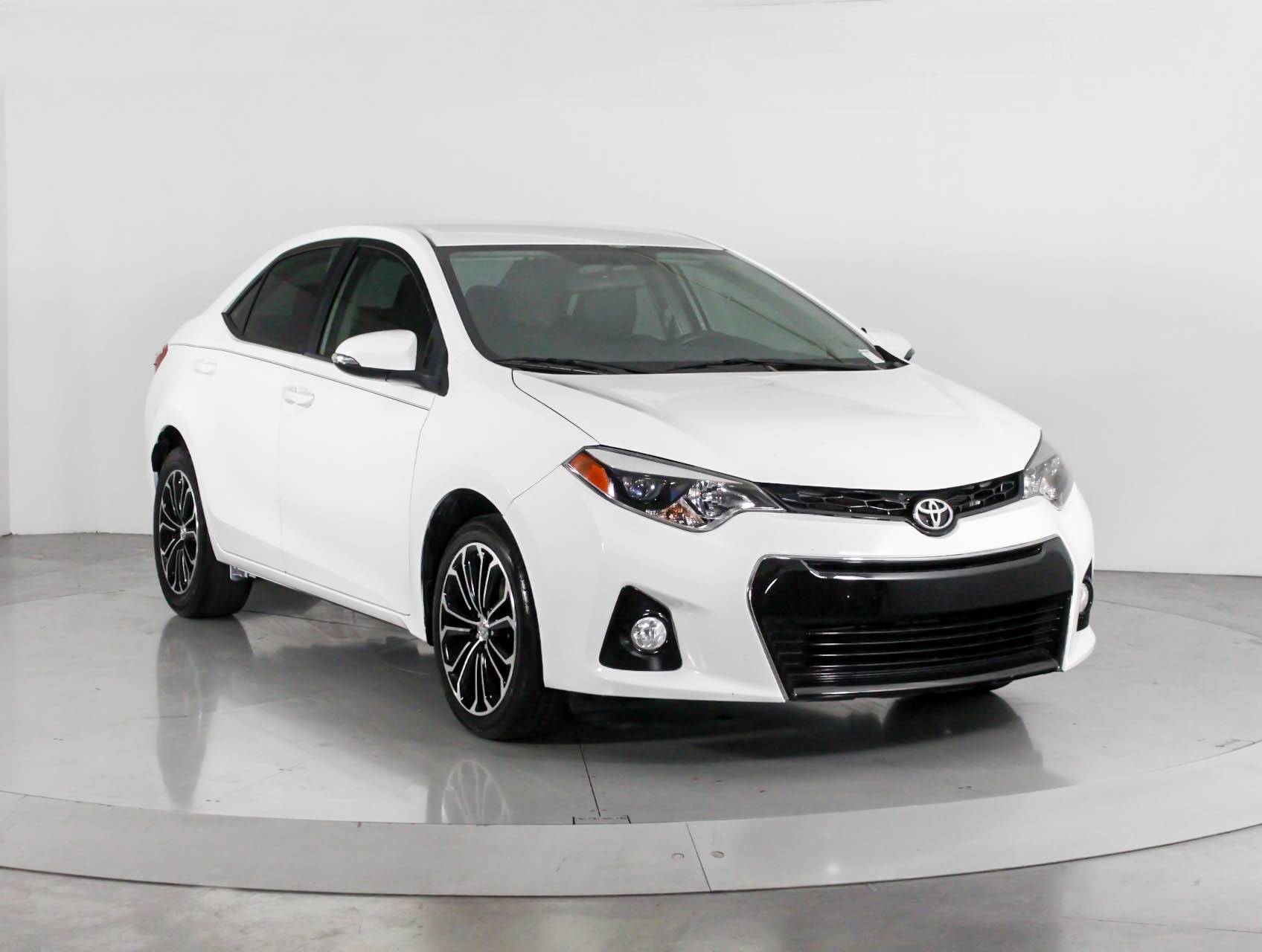 Florida Fine Cars - Used TOYOTA COROLLA 2015 WEST PALM S Plus