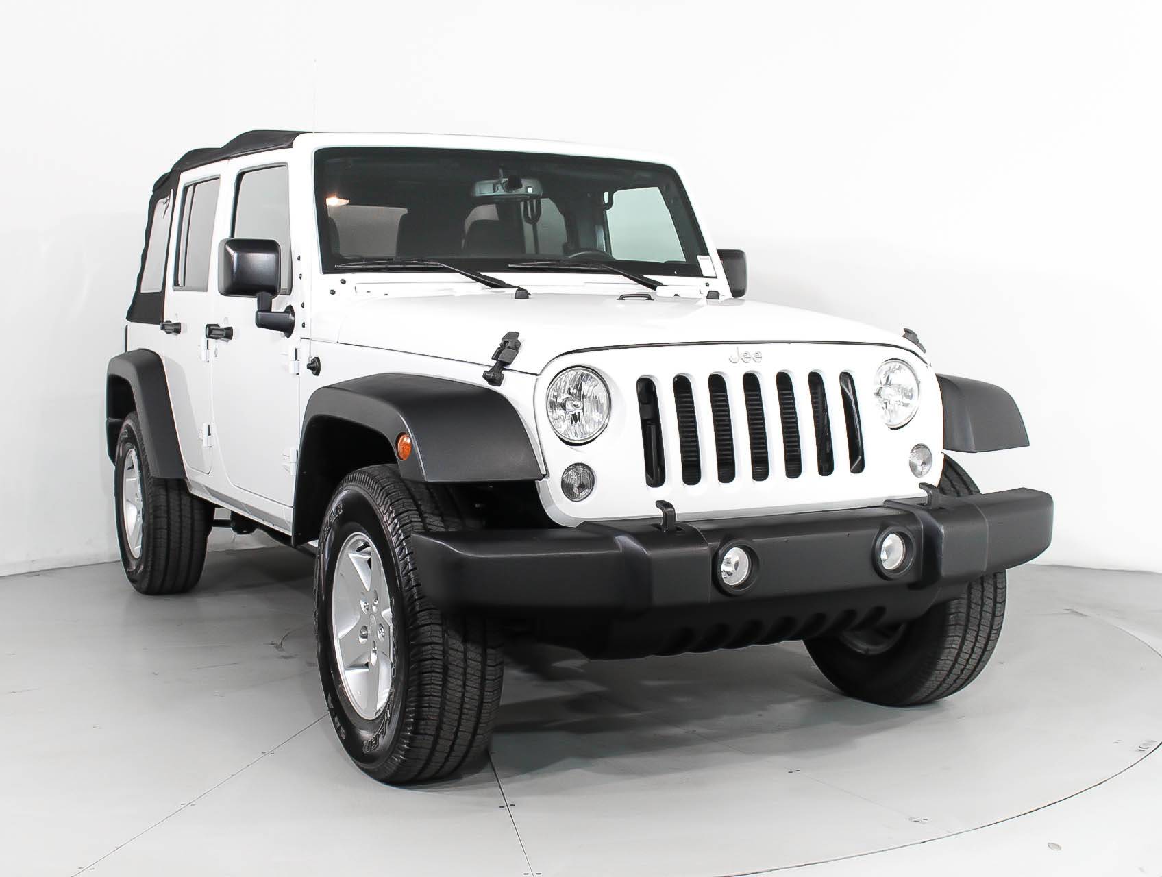 Florida Fine Cars - Used JEEP WRANGLER UNLIMITED 2016 WEST PALM SPORT