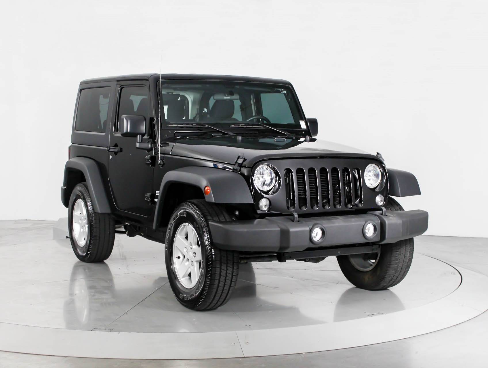 Florida Fine Cars - Used JEEP WRANGLER 2016 WEST PALM SPORT