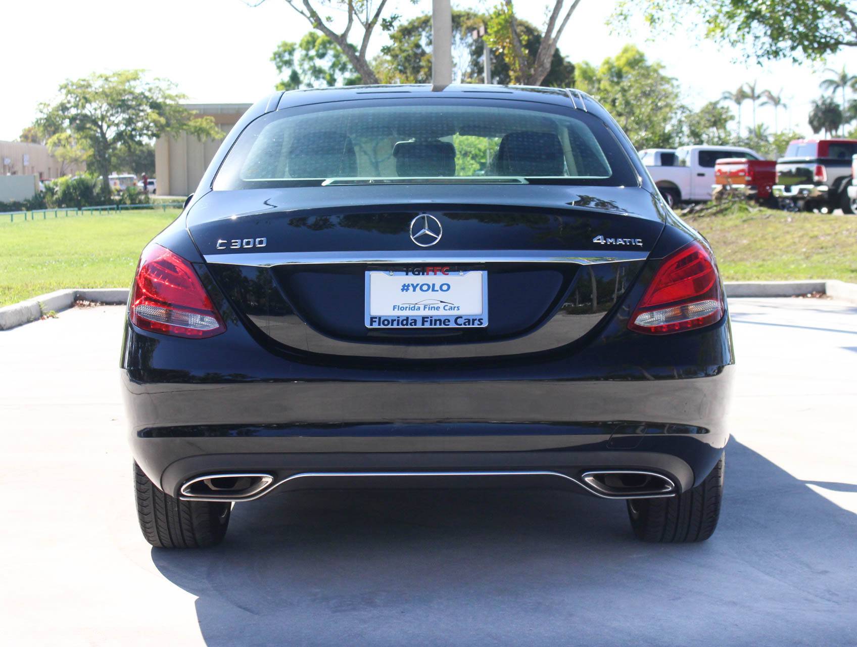 Florida Fine Cars - Used MERCEDES-BENZ C CLASS 2015 WEST PALM C300 4MATIC SPORT
