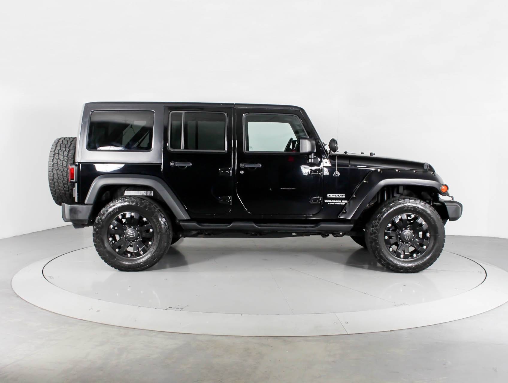 Florida Fine Cars - Used JEEP WRANGLER UNLIMITED 2013 WEST PALM SPORT