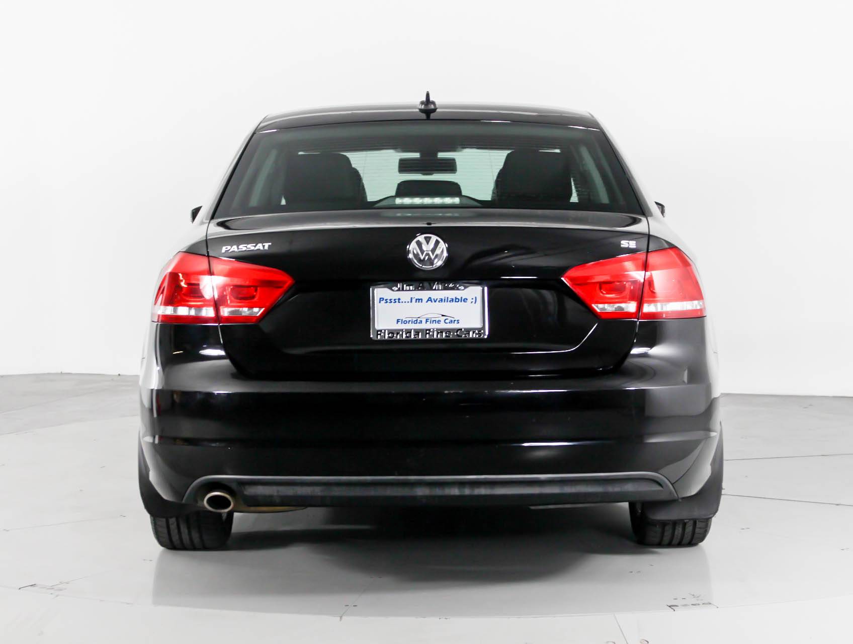 Florida Fine Cars - Used VOLKSWAGEN PASSAT 2013 MIAMI SE