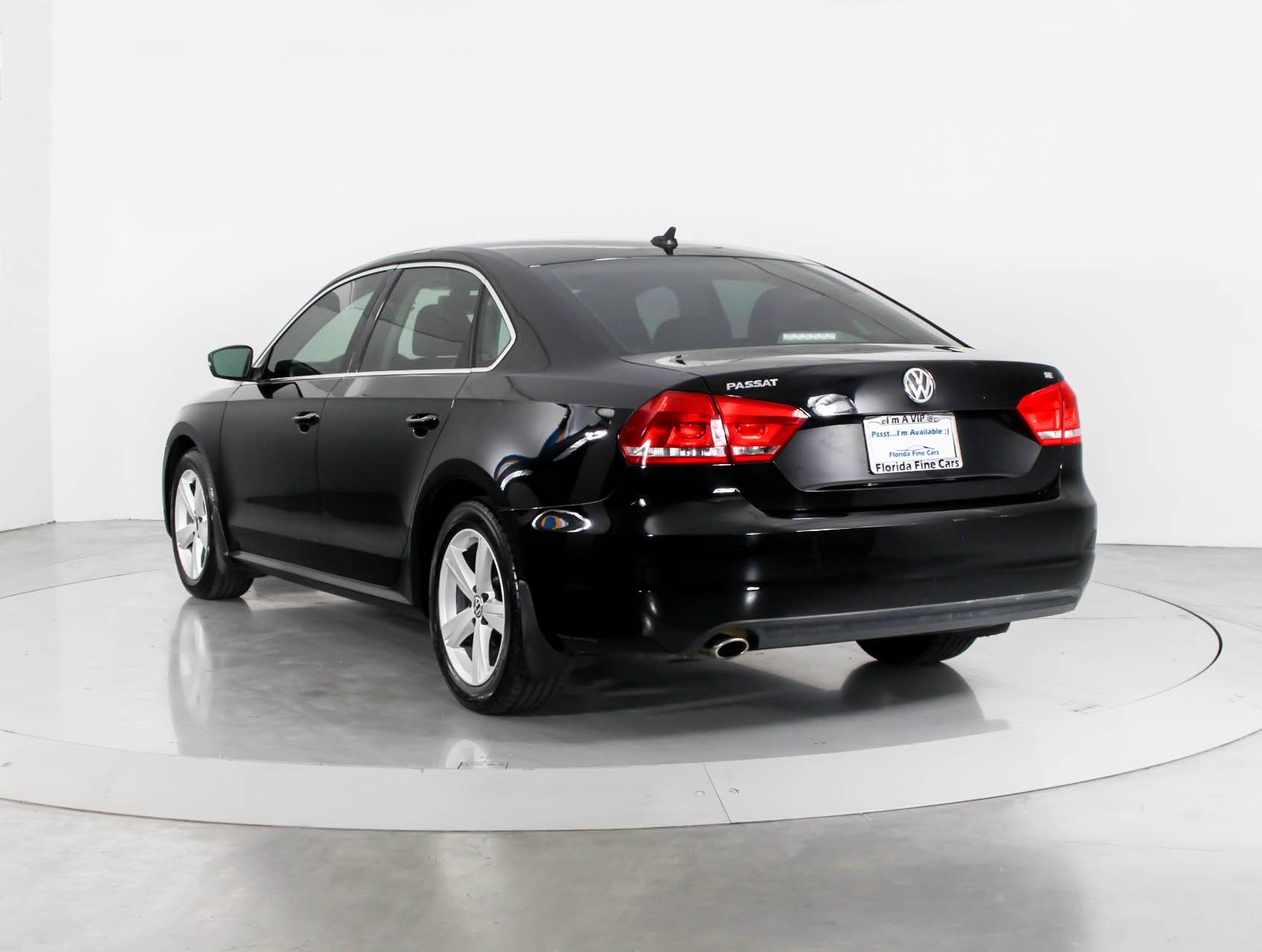 Florida Fine Cars - Used VOLKSWAGEN PASSAT 2013 MIAMI SE