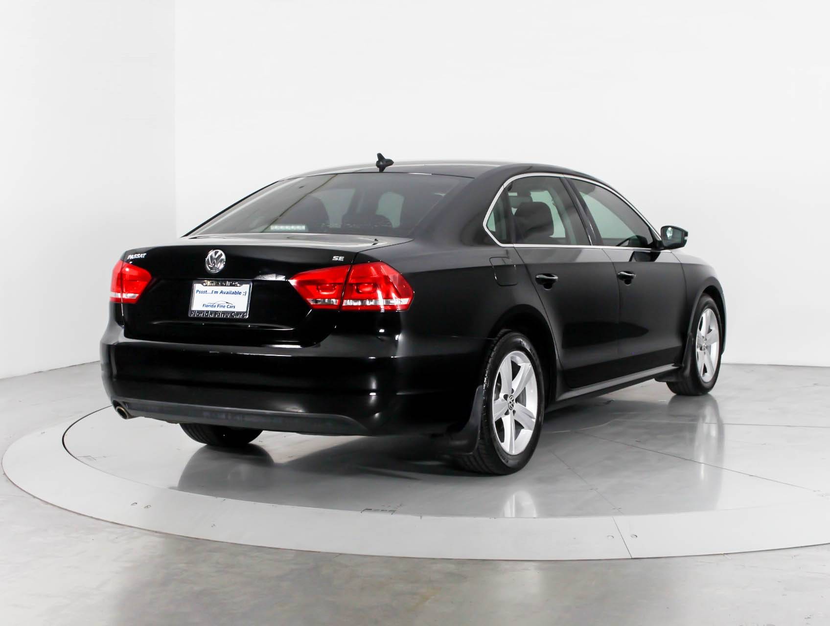 Florida Fine Cars - Used VOLKSWAGEN PASSAT 2013 MIAMI SE