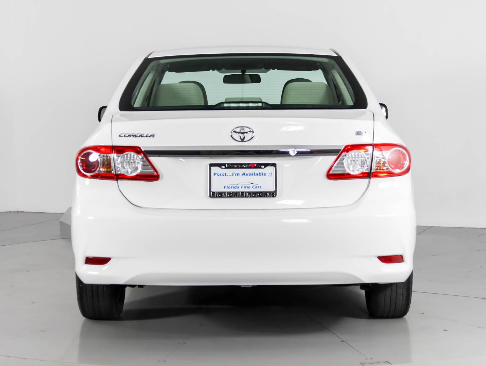 Florida Fine Cars - Used TOYOTA COROLLA 2013 WEST PALM LE