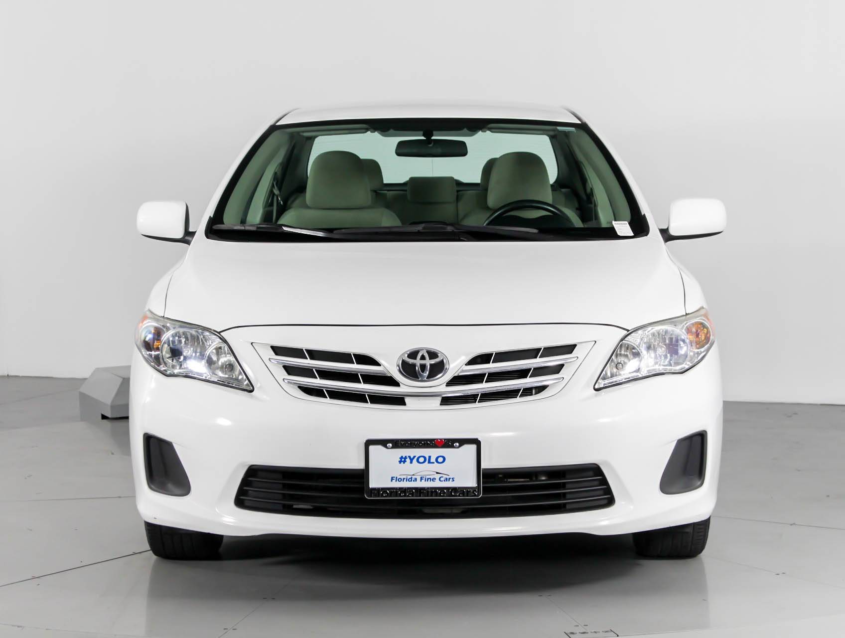 Florida Fine Cars - Used TOYOTA COROLLA 2013 WEST PALM LE