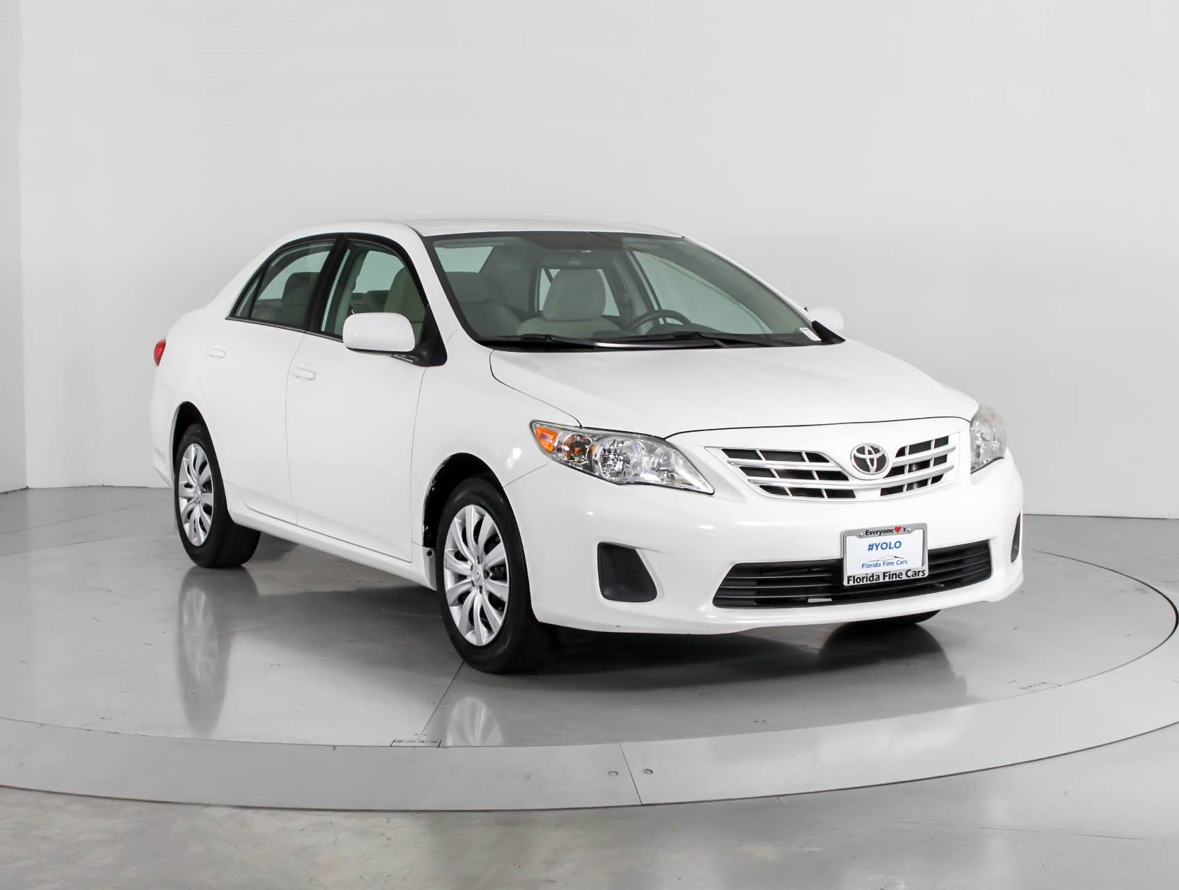 Florida Fine Cars - Used TOYOTA COROLLA 2013 WEST PALM LE