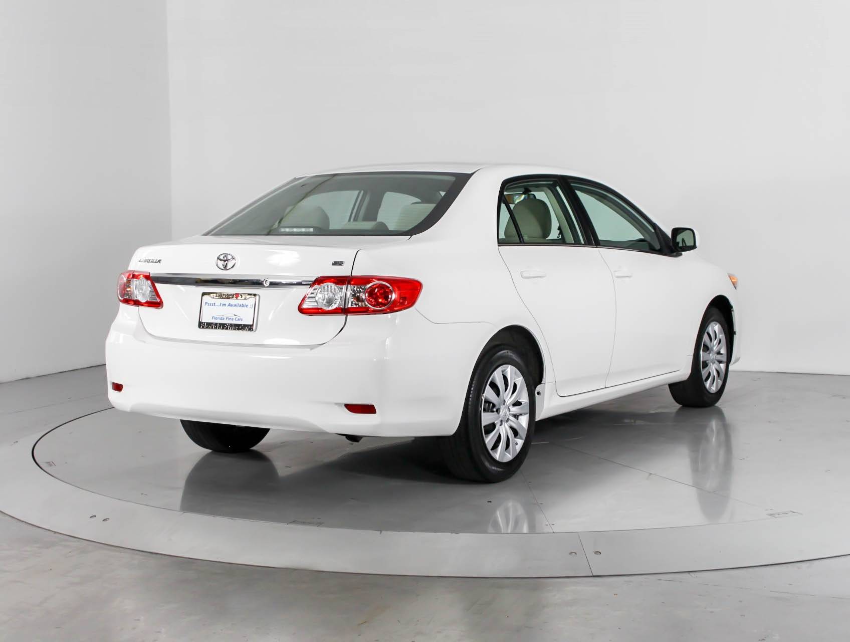 Florida Fine Cars - Used TOYOTA COROLLA 2013 WEST PALM LE