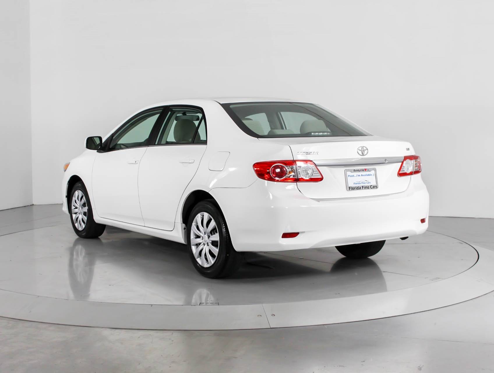 Florida Fine Cars - Used TOYOTA COROLLA 2013 WEST PALM LE