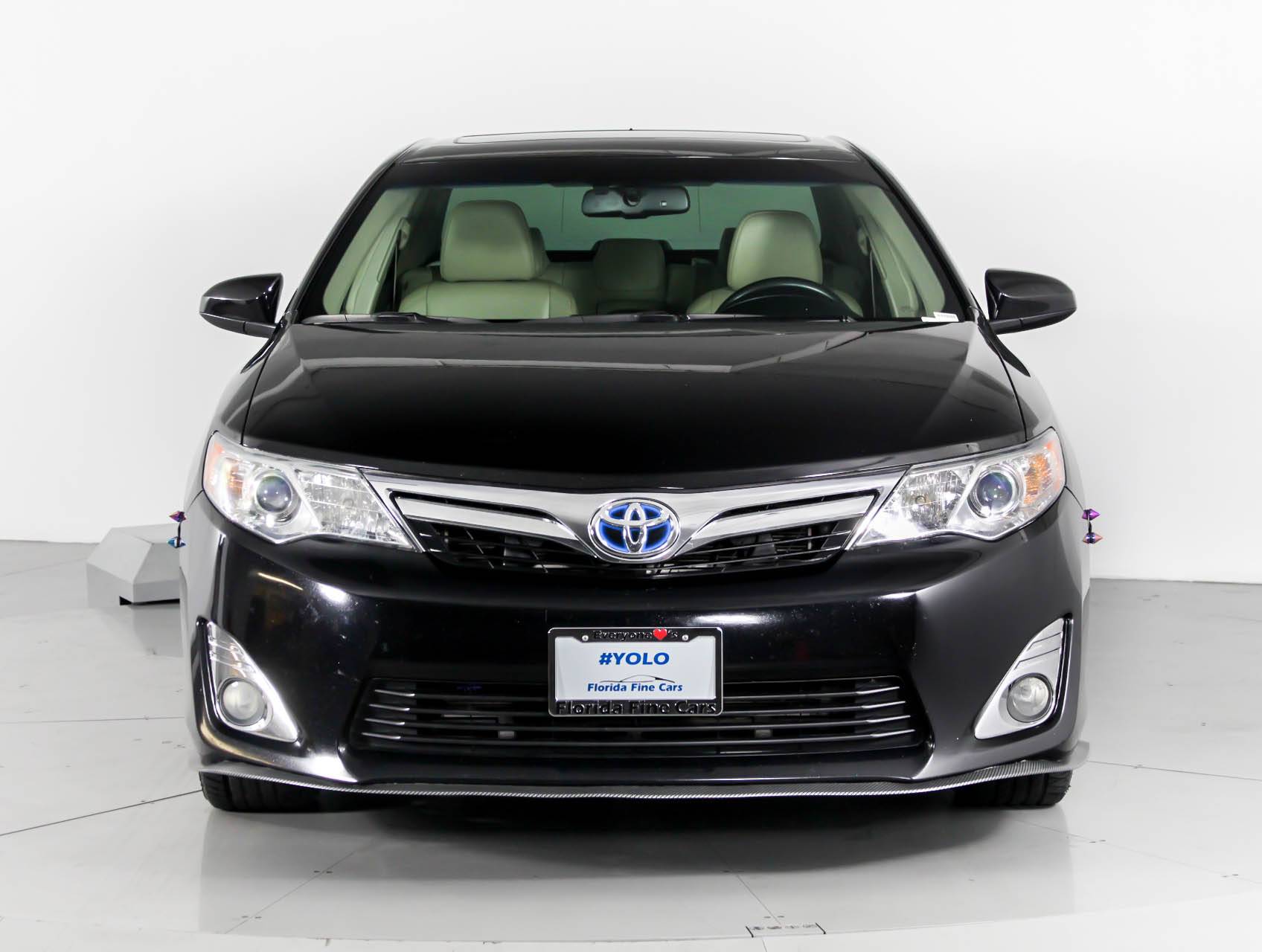 Florida Fine Cars - Used TOYOTA CAMRY 2012 WEST PALM Hybrid Xle