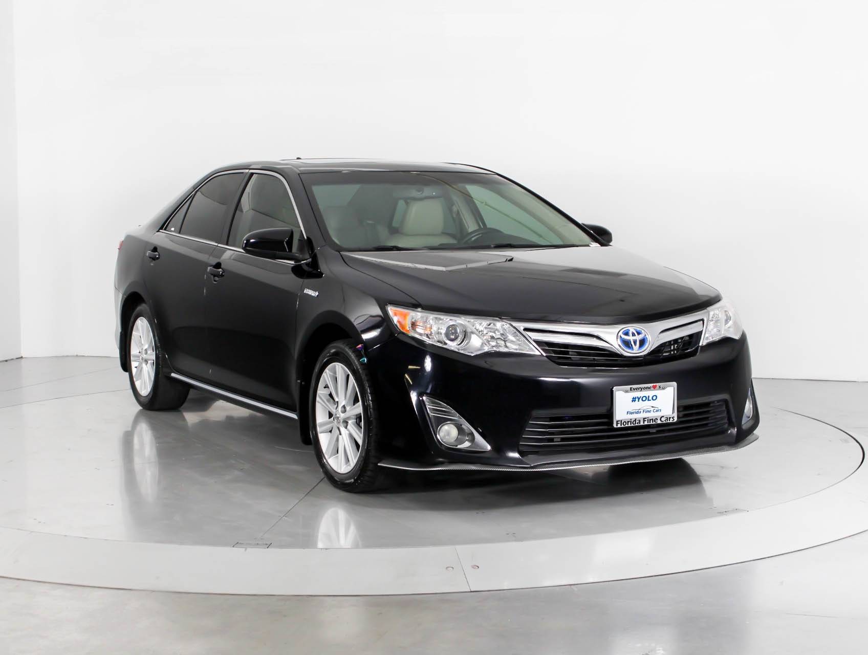 Florida Fine Cars - Used TOYOTA CAMRY 2012 WEST PALM Hybrid Xle