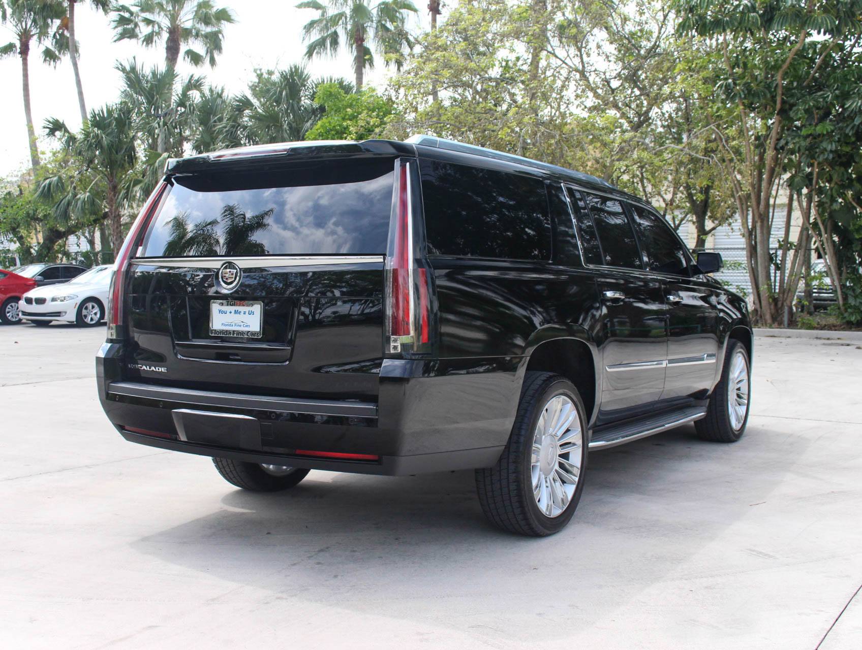 Florida Fine Cars - Used CADILLAC ESCALADE ESV 2015 MARGATE LUXURY