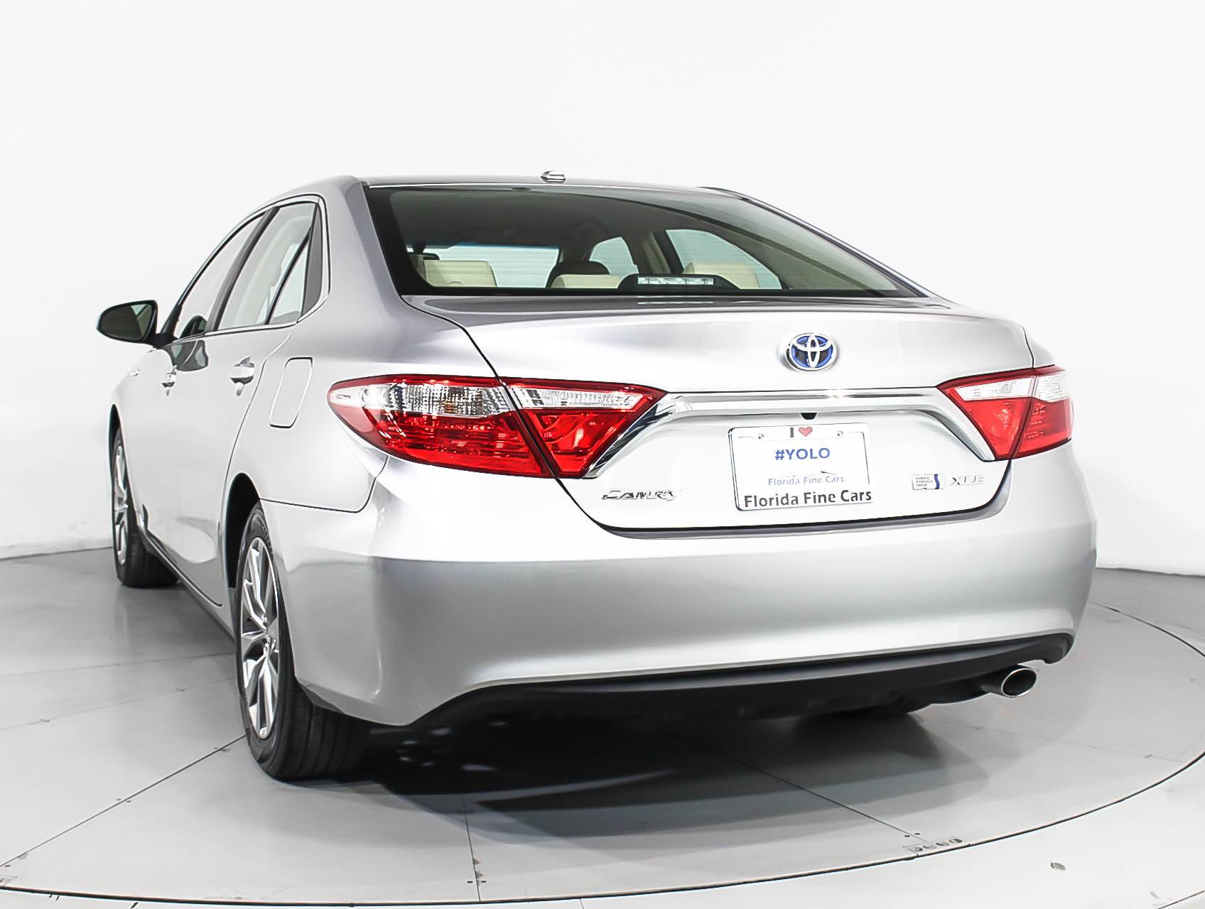 Florida Fine Cars - Used TOYOTA CAMRY 2015 WEST PALM Hybrid Xle