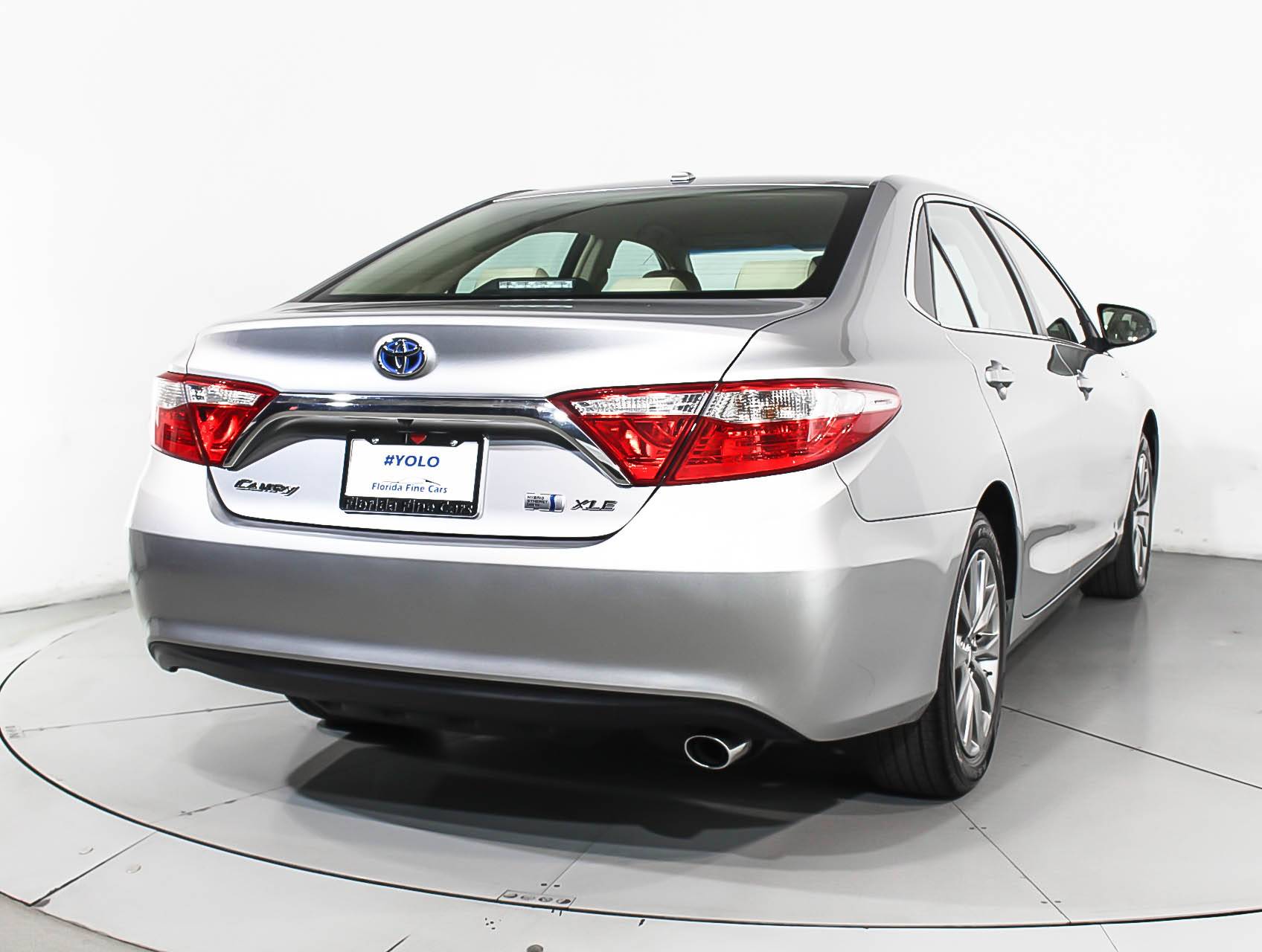 Florida Fine Cars - Used TOYOTA CAMRY 2015 WEST PALM Hybrid Xle