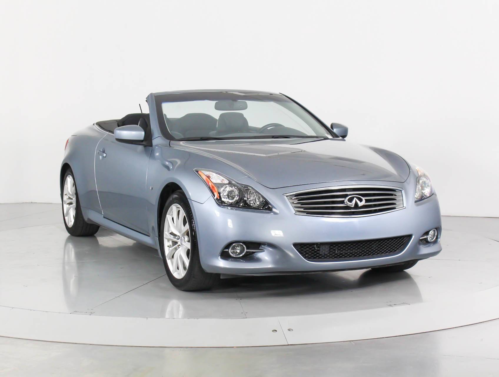 Florida Fine Cars - Used INFINITI Q60 2015 WEST PALM Convertible