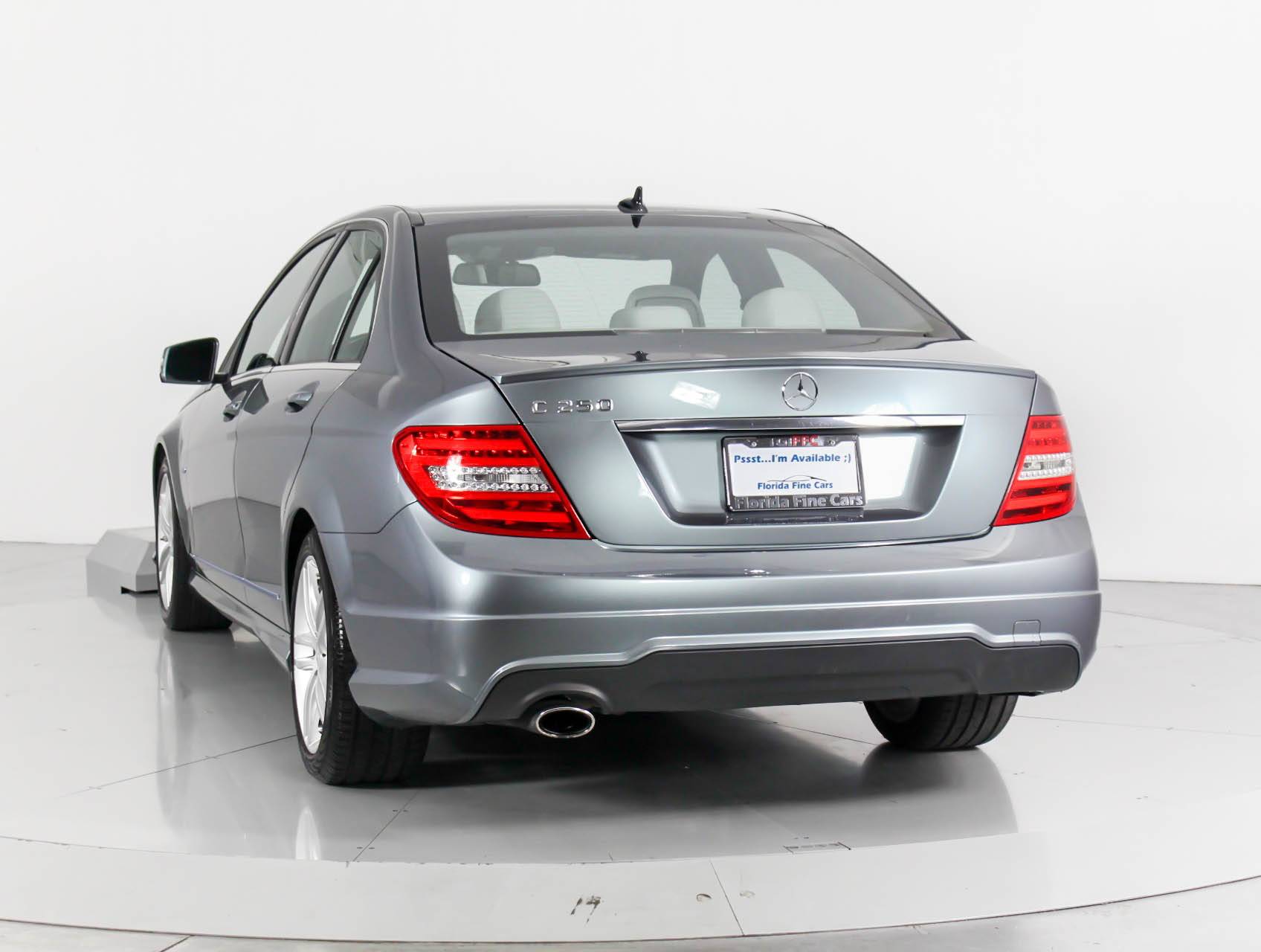 Florida Fine Cars - Used MERCEDES-BENZ C CLASS 2012 MIAMI C250