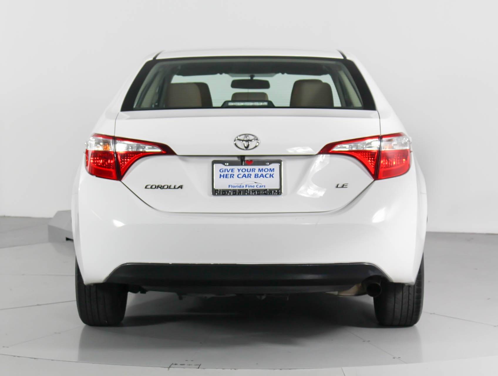Florida Fine Cars - Used TOYOTA COROLLA 2016 WEST PALM Le