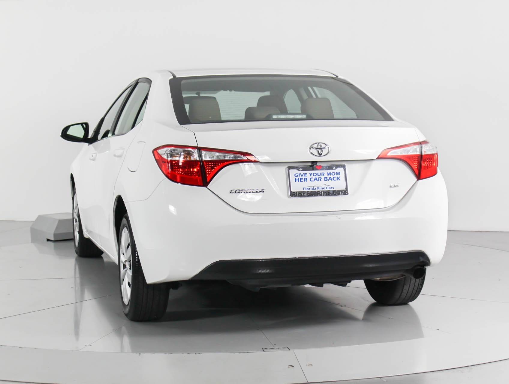 Florida Fine Cars - Used TOYOTA COROLLA 2016 WEST PALM Le