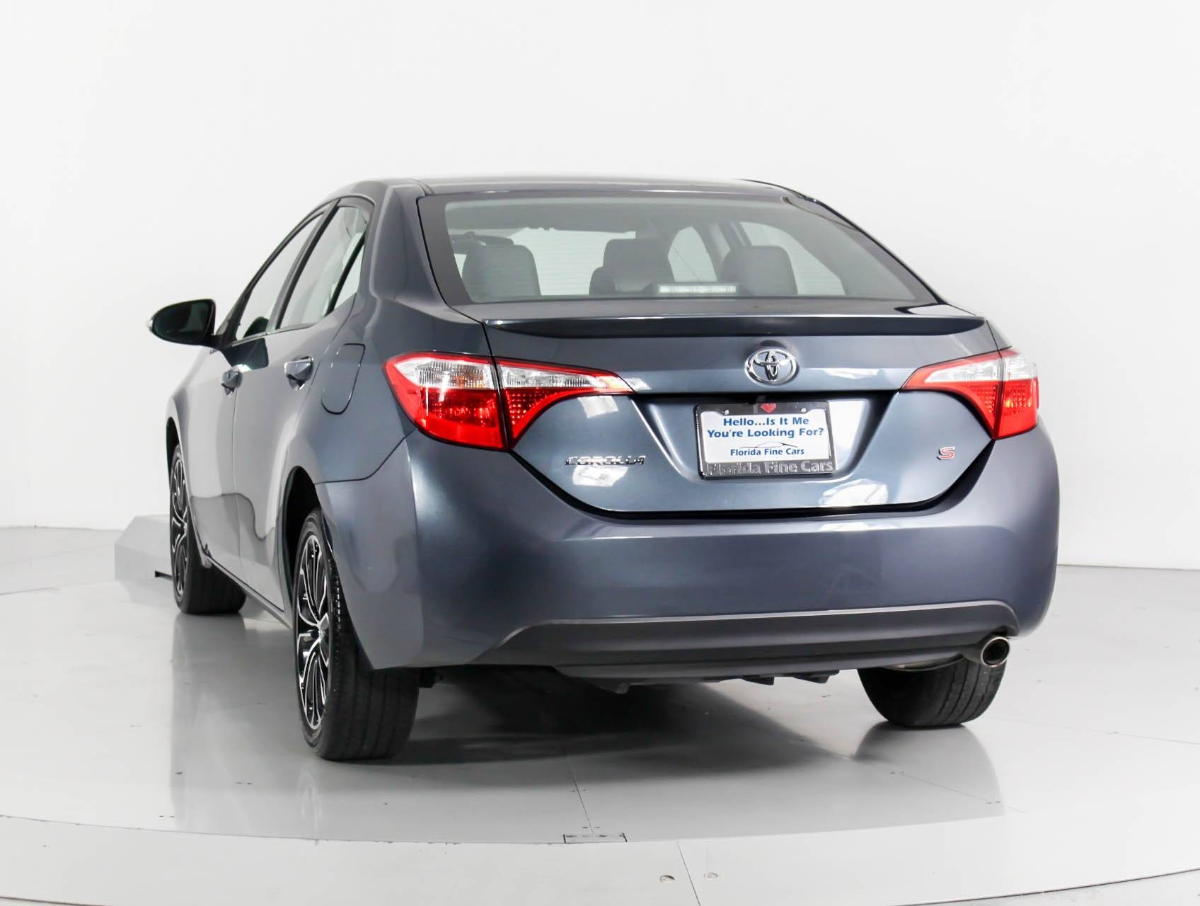 Florida Fine Cars - Used TOYOTA COROLLA 2016 WEST PALM S Plus