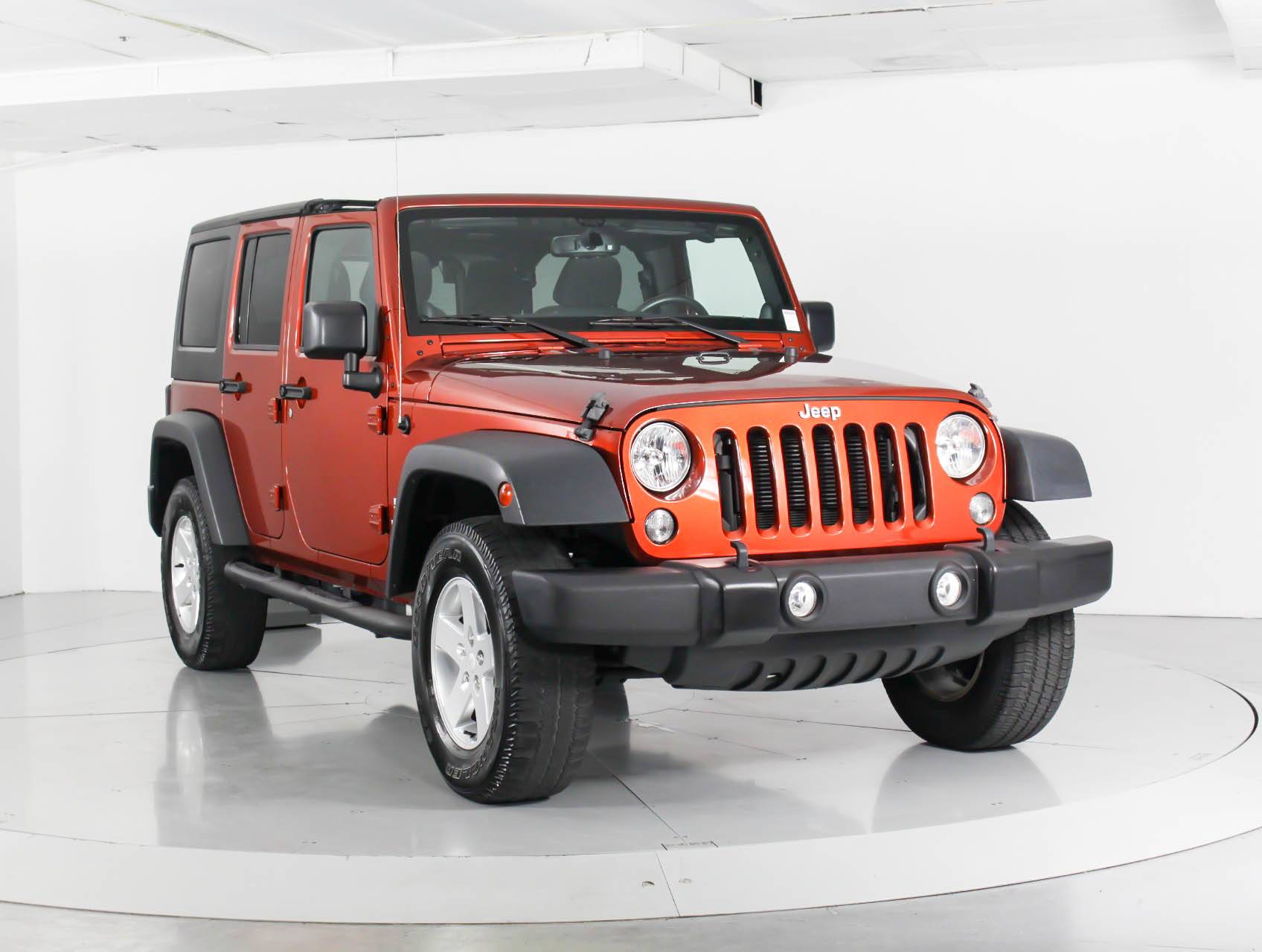 Florida Fine Cars - Used JEEP WRANGLER UNLIMITED 2014 WEST PALM SPORT