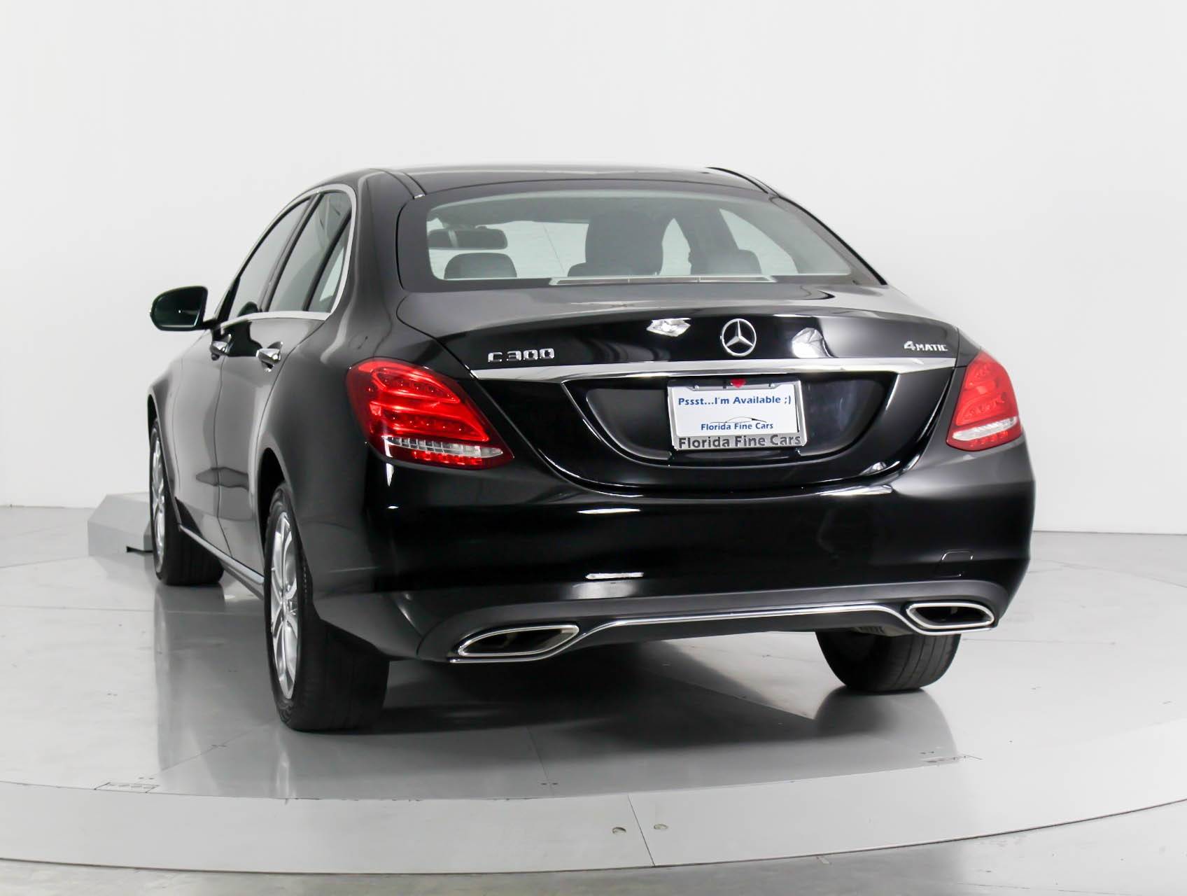 Florida Fine Cars - Used MERCEDES-BENZ C CLASS 2015 WEST PALM C300 4MATIC