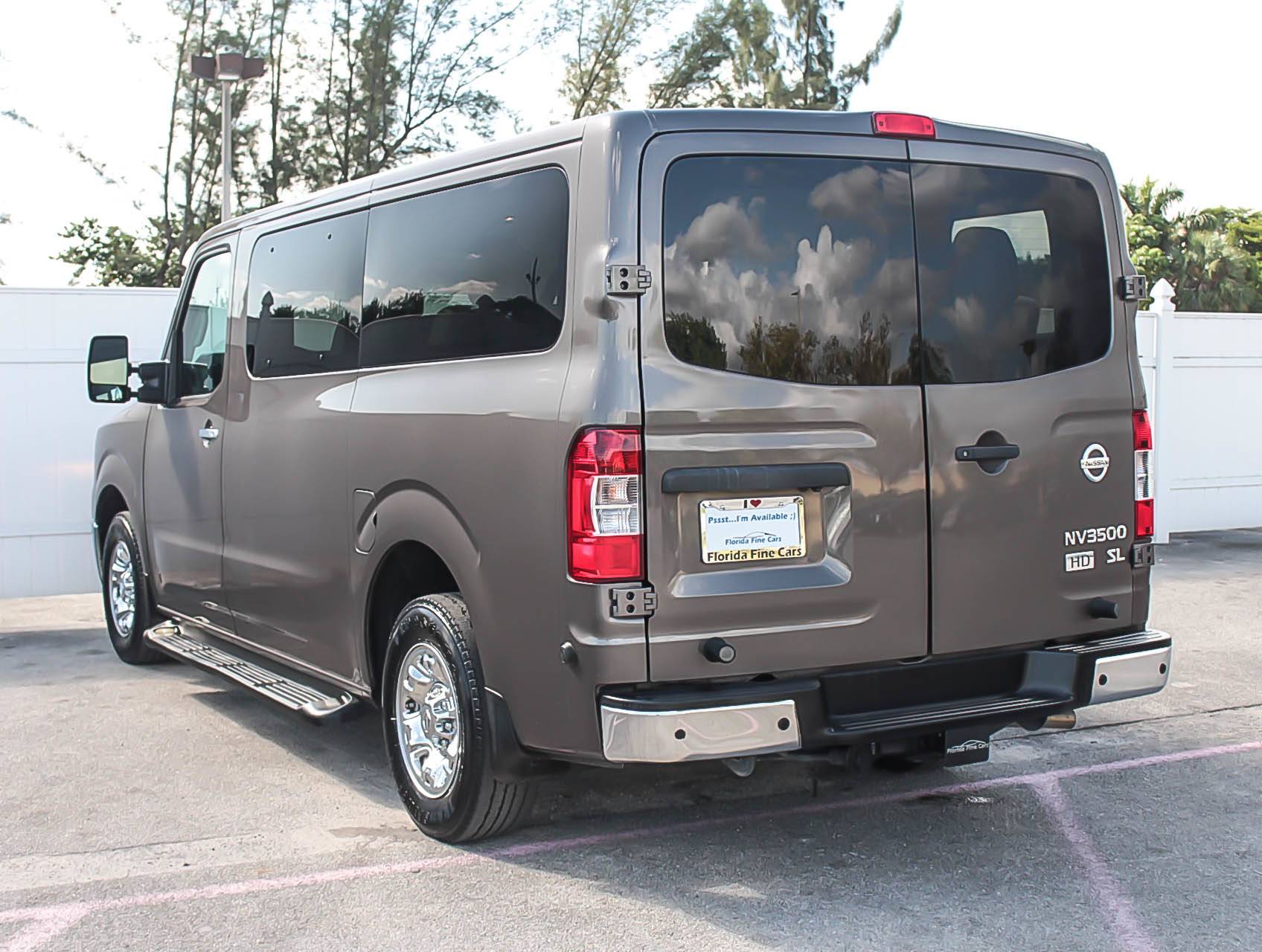 Florida Fine Cars - Used NISSAN NV3500 2014 MIAMI Sl Passenger Van