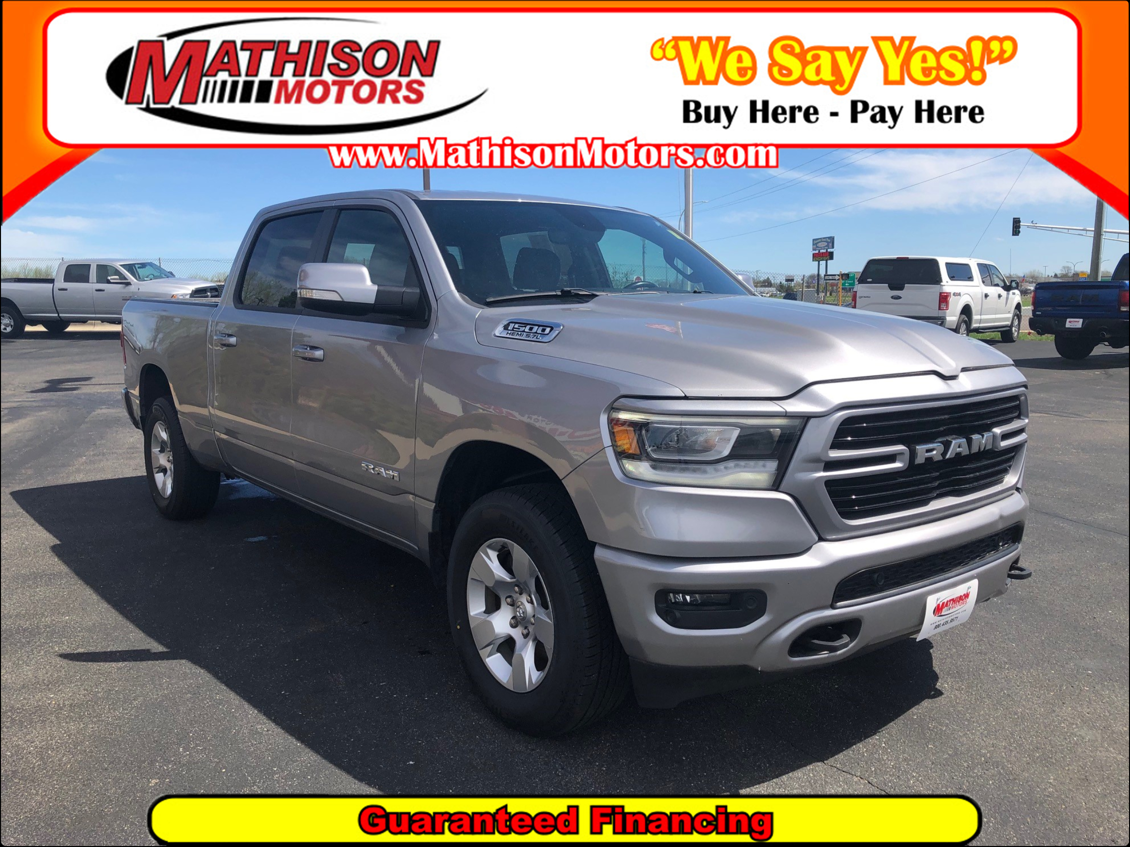  JP Motors Inc DBA Mathison Motors - Used vehicle - Truck RAM 1500 2019