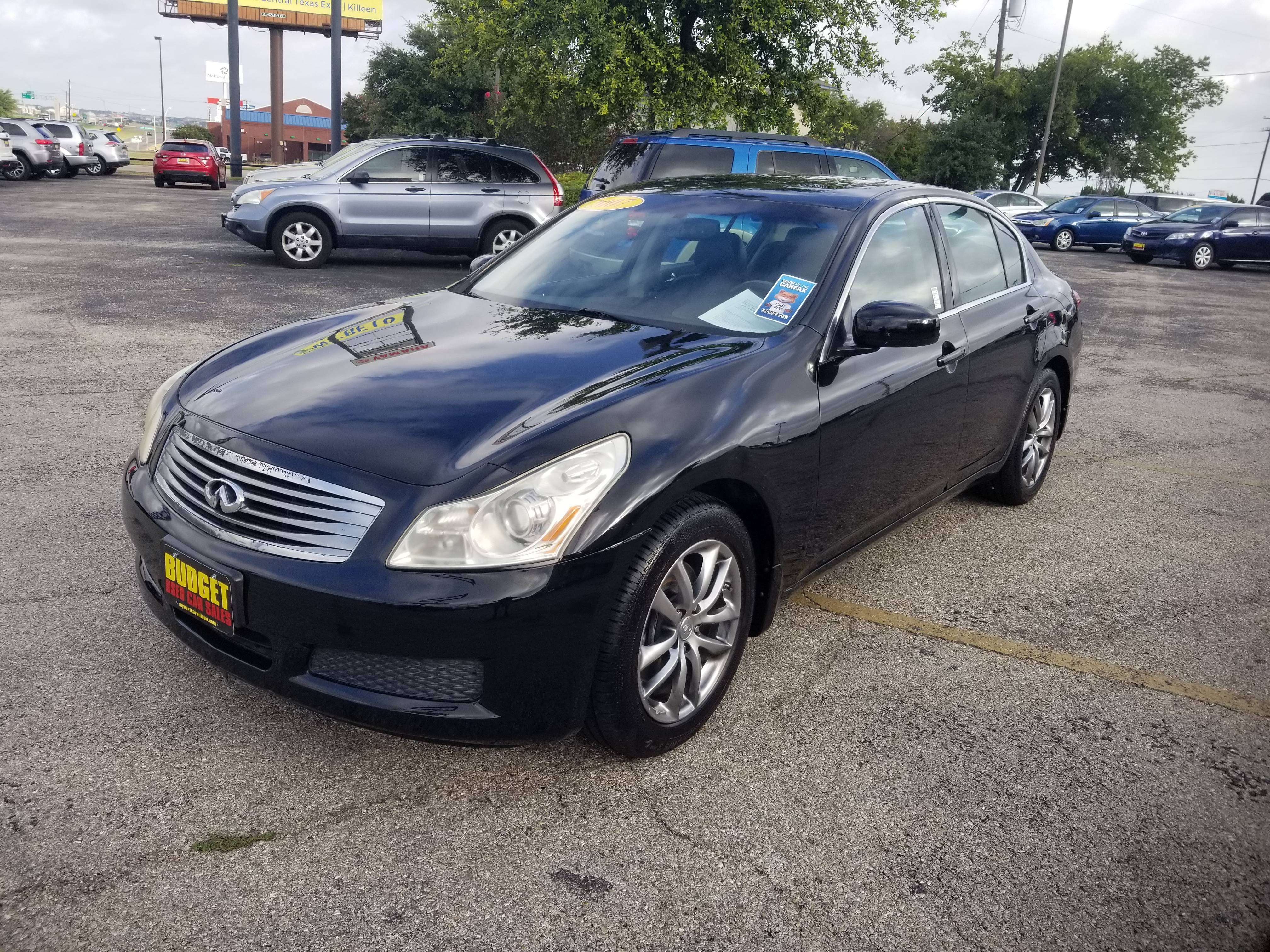 Used 2007 INFINITI G35 G35X for sale in KILLEEN 25294 BUDGET USED